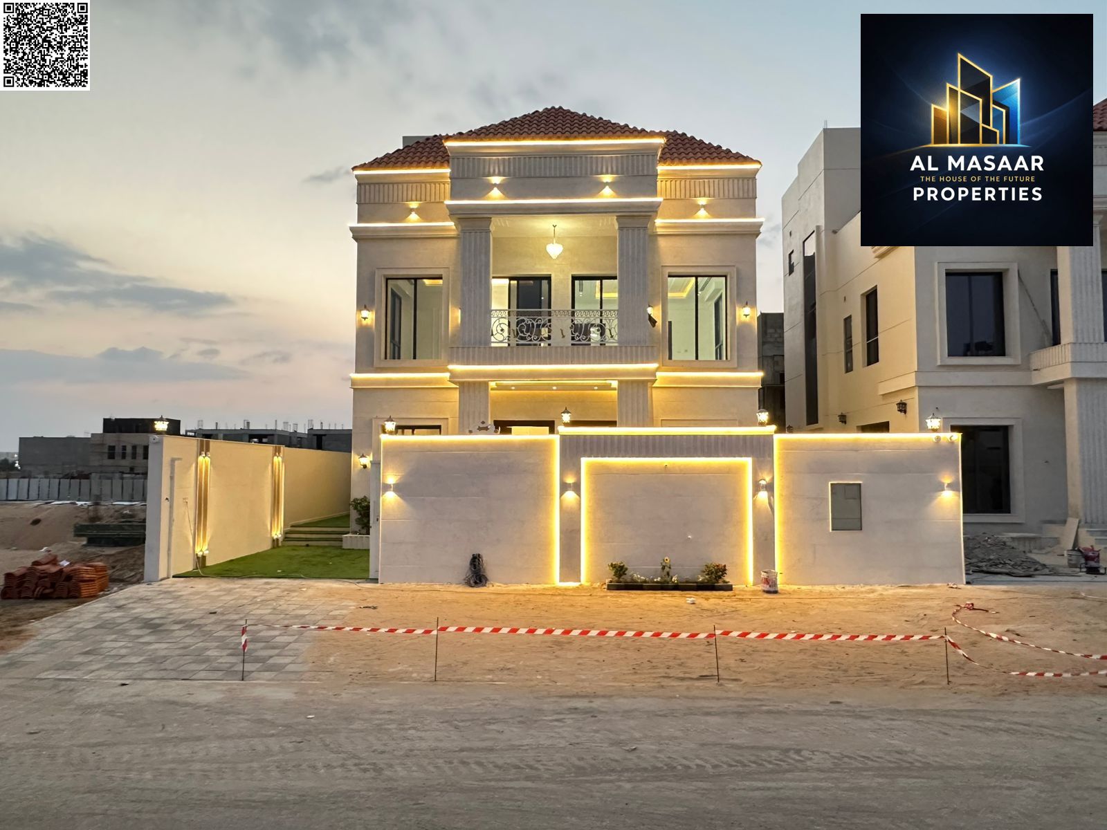 One of the most luxurious villas in Ajman for sale in a prime location, including registration and ownership fees | Bank financing available with flex