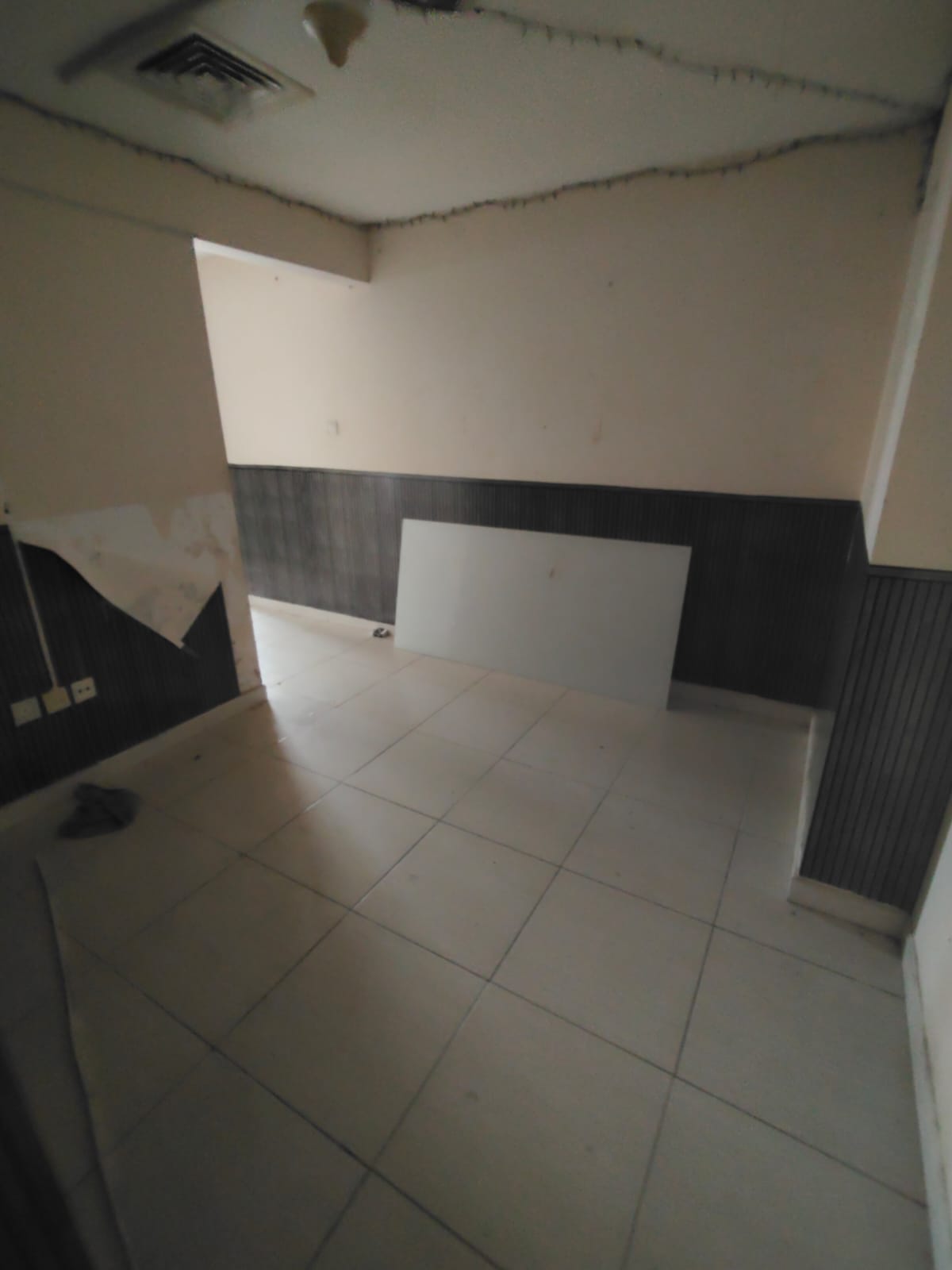Two bedrooms and a living room with a balcony, central air conditioning, 2 bathrooms, Al Nahda, Dubai exit
