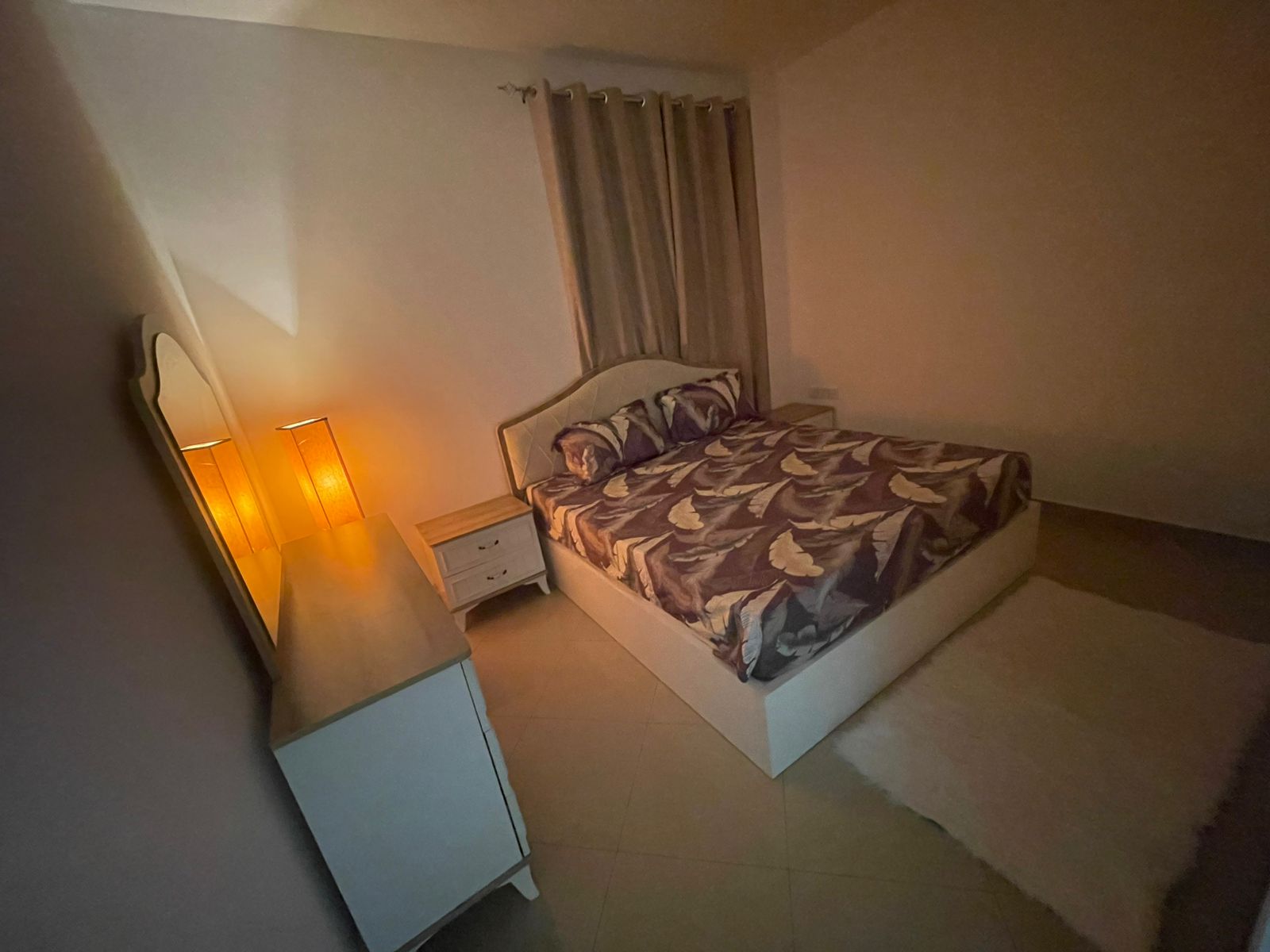 A room and a hall in Al Taawun are ready and available.