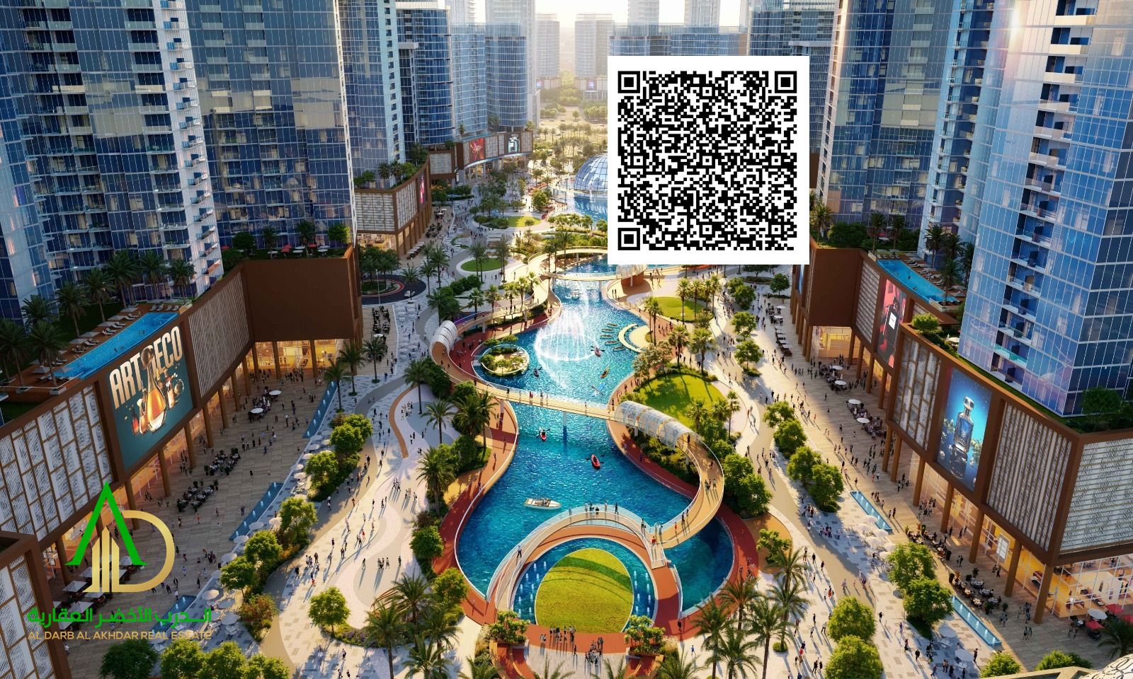**Own a luxury 2-bedroom apartment with stunning views in Tiger Downtown Ajman, Orchid C Tower, featuring premium modern finishes and a high flexible