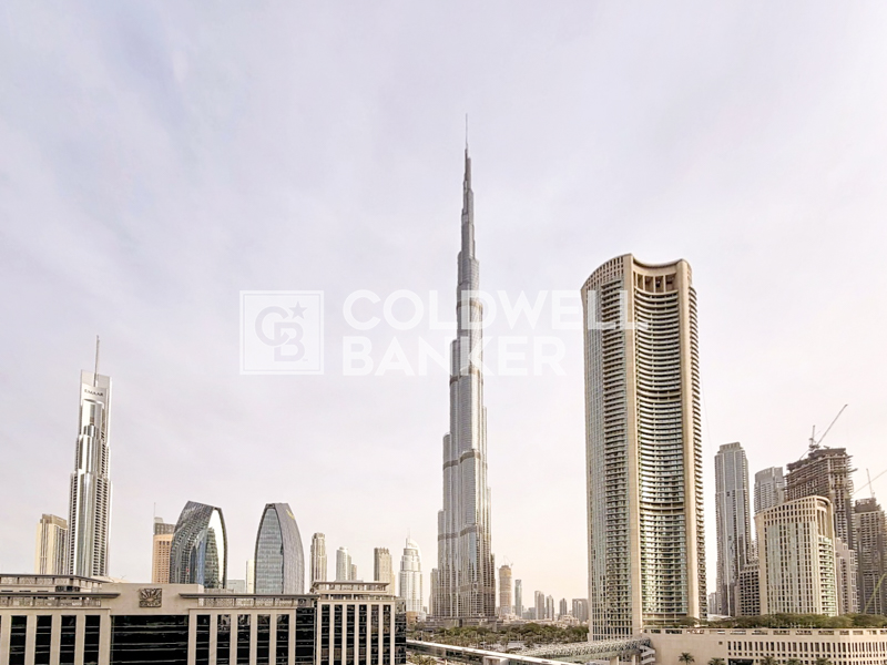 Burj Khalifa View | 1 Cheque | Vacant Now
