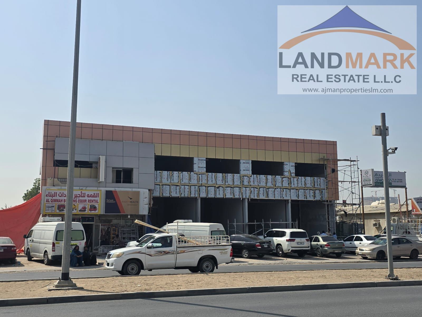 warehouse for rent in Sanaiya Ajman, main road