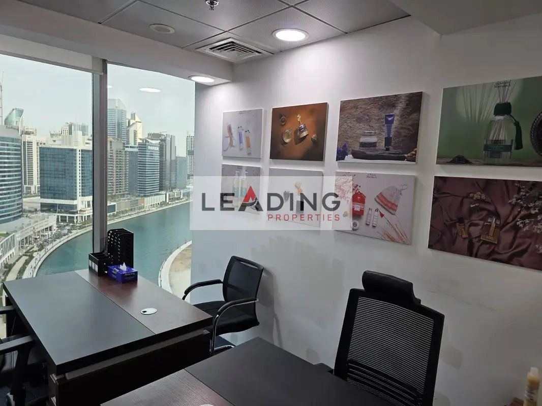 ELEGANT OFFICE | WITH BURJ KHALIFA & CANAL VIEW