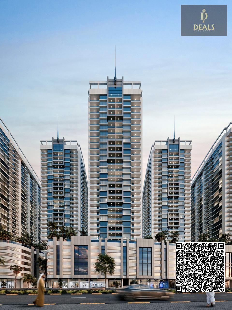Prime Location • Stunning Views • Easy Payment Plans – Ajman Creek Tower 4 Has It All!” FREEHOLD HIGH ROI