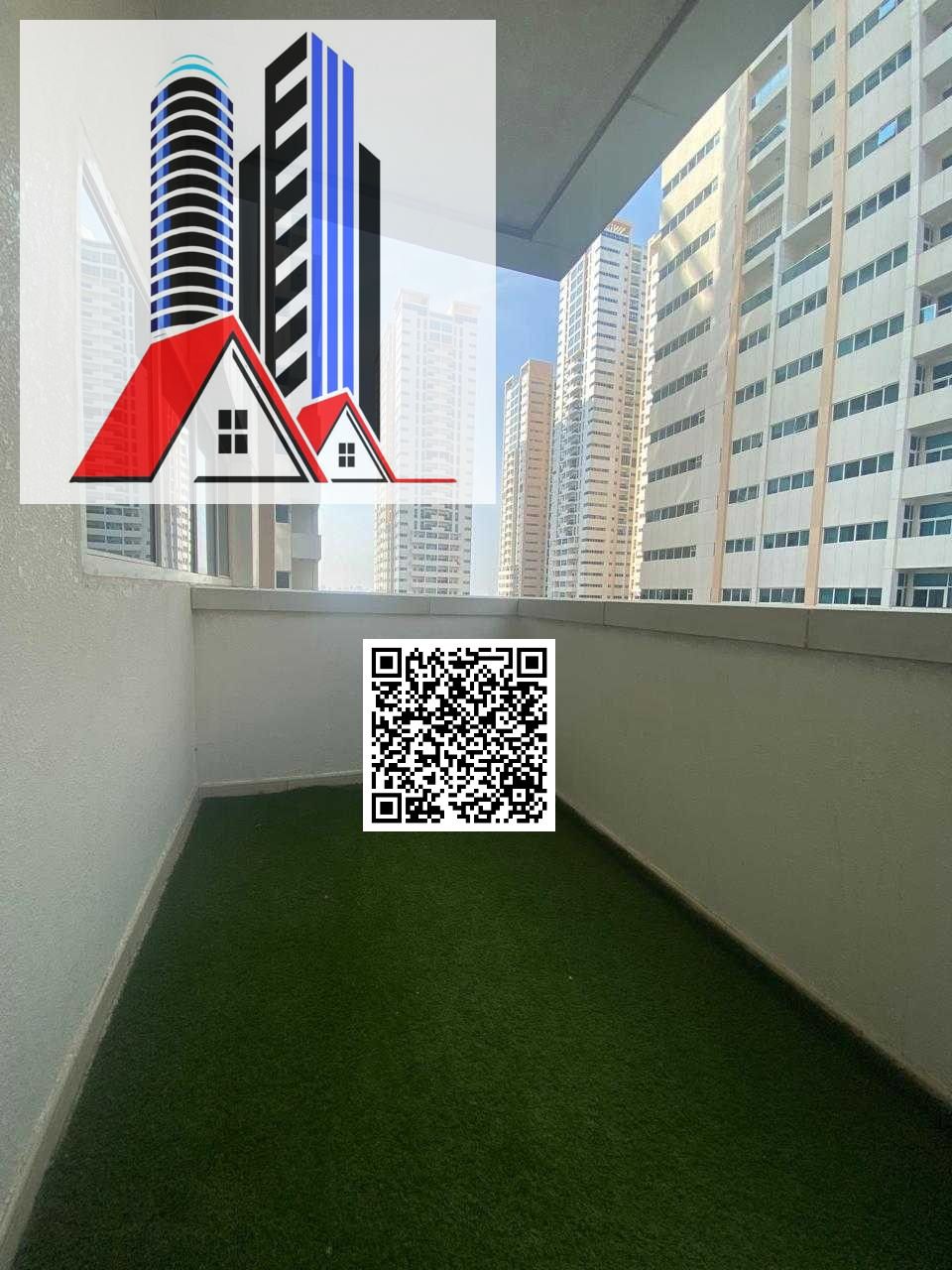 1 BHK for Rent in Ajman One Towers with Parking Close Kitchen.