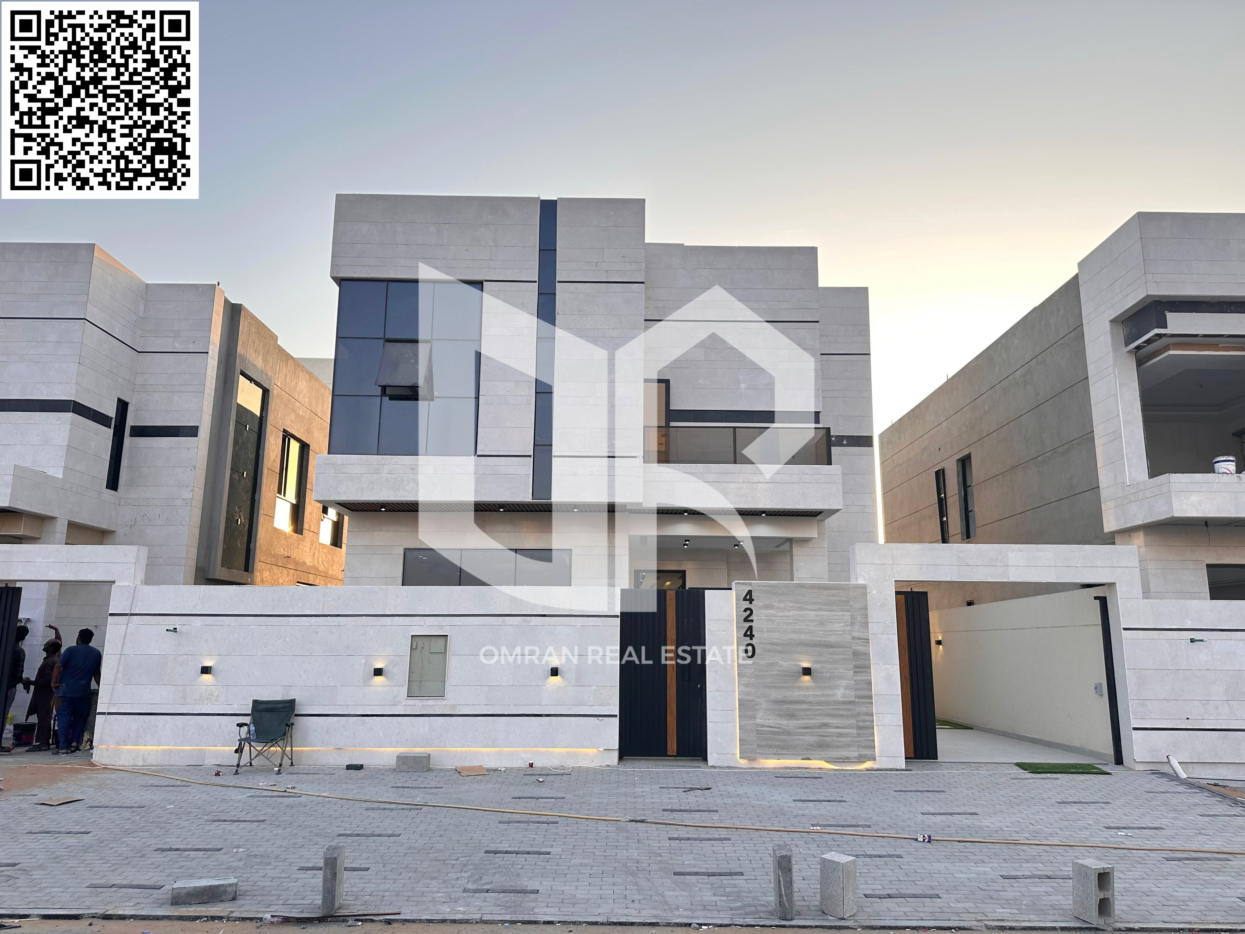 Own your dream villa, including registration and ownership fees, stone facade, modern design.