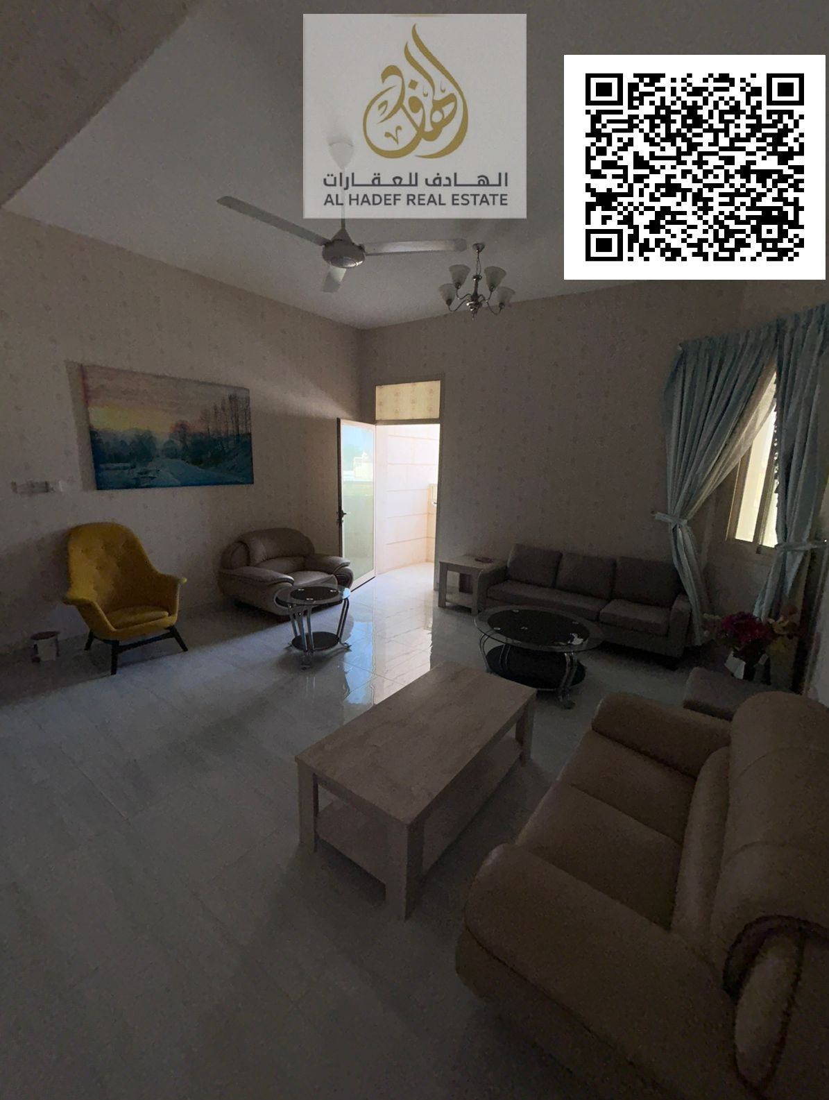 For Annual Rent: Fully Furnished 1 Bedroom Apartment with Living Room & Balcony in Al Rawda 3 – Algeria Street Location Ajman – Al Rawda 3, Algeria S