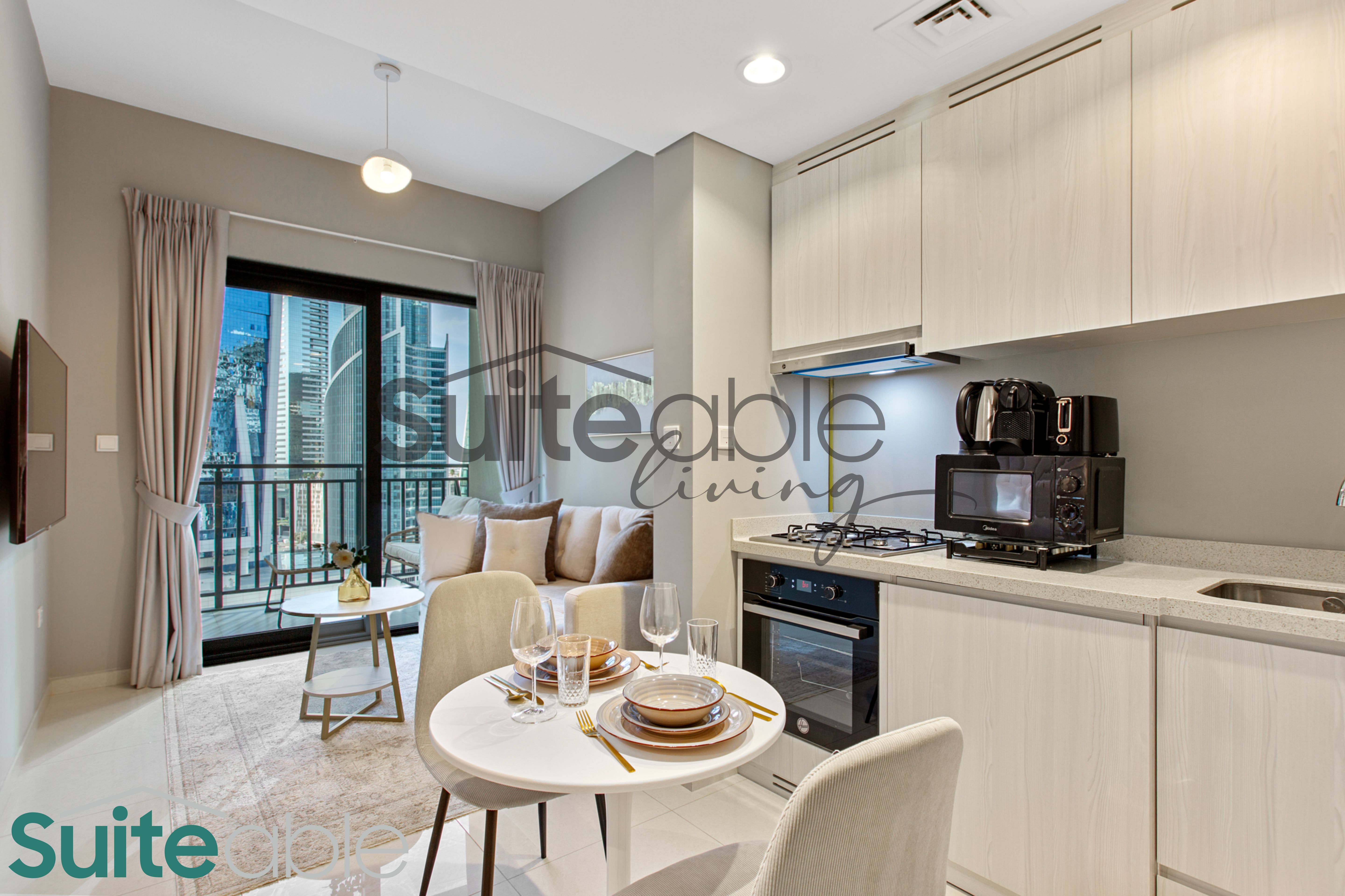 Modern Turn-Key 1BR | Fully Furnished