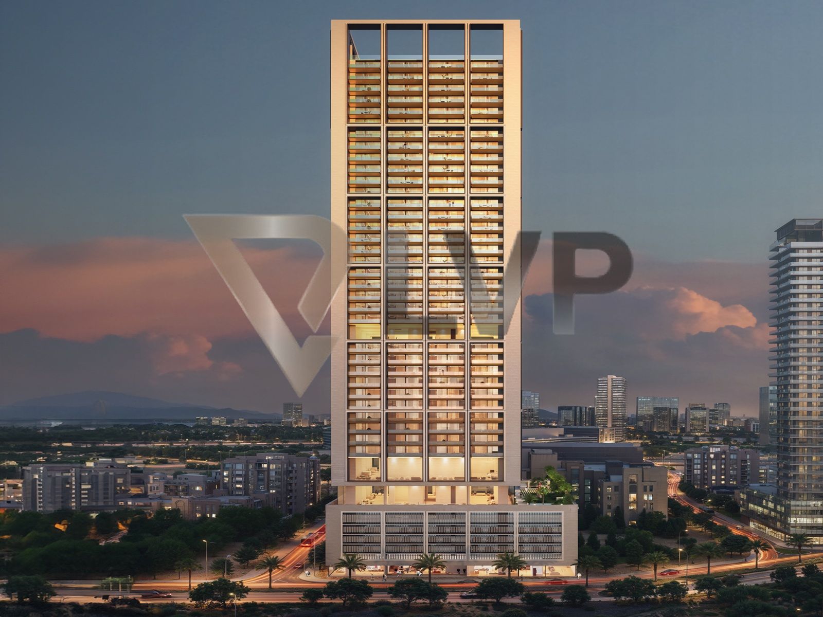High-Floor with JVC Community & Amenities Views