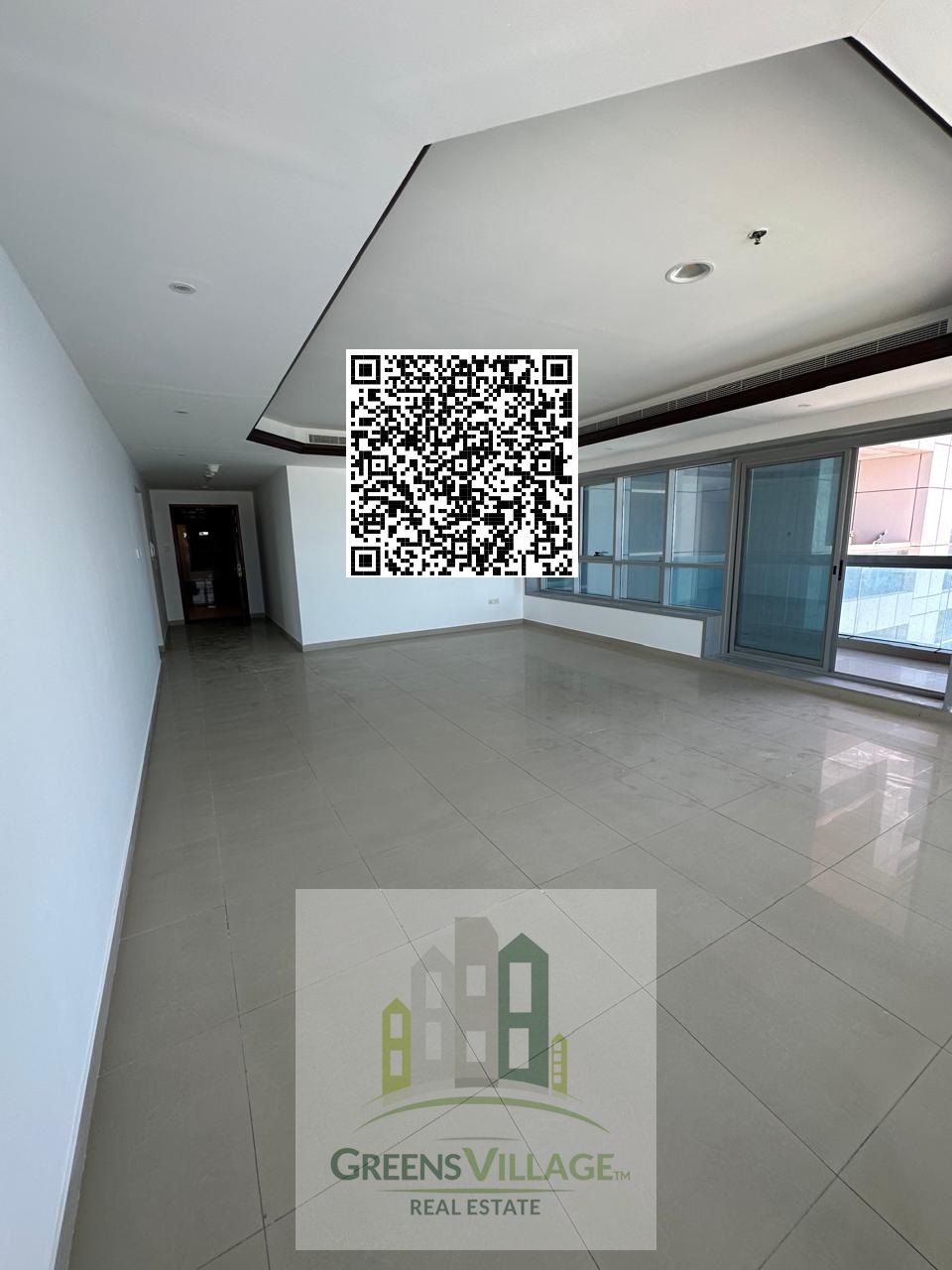 SPACIOUS TWO BEDROOMS HALL FOR RENT IN CORNICHE TOWER