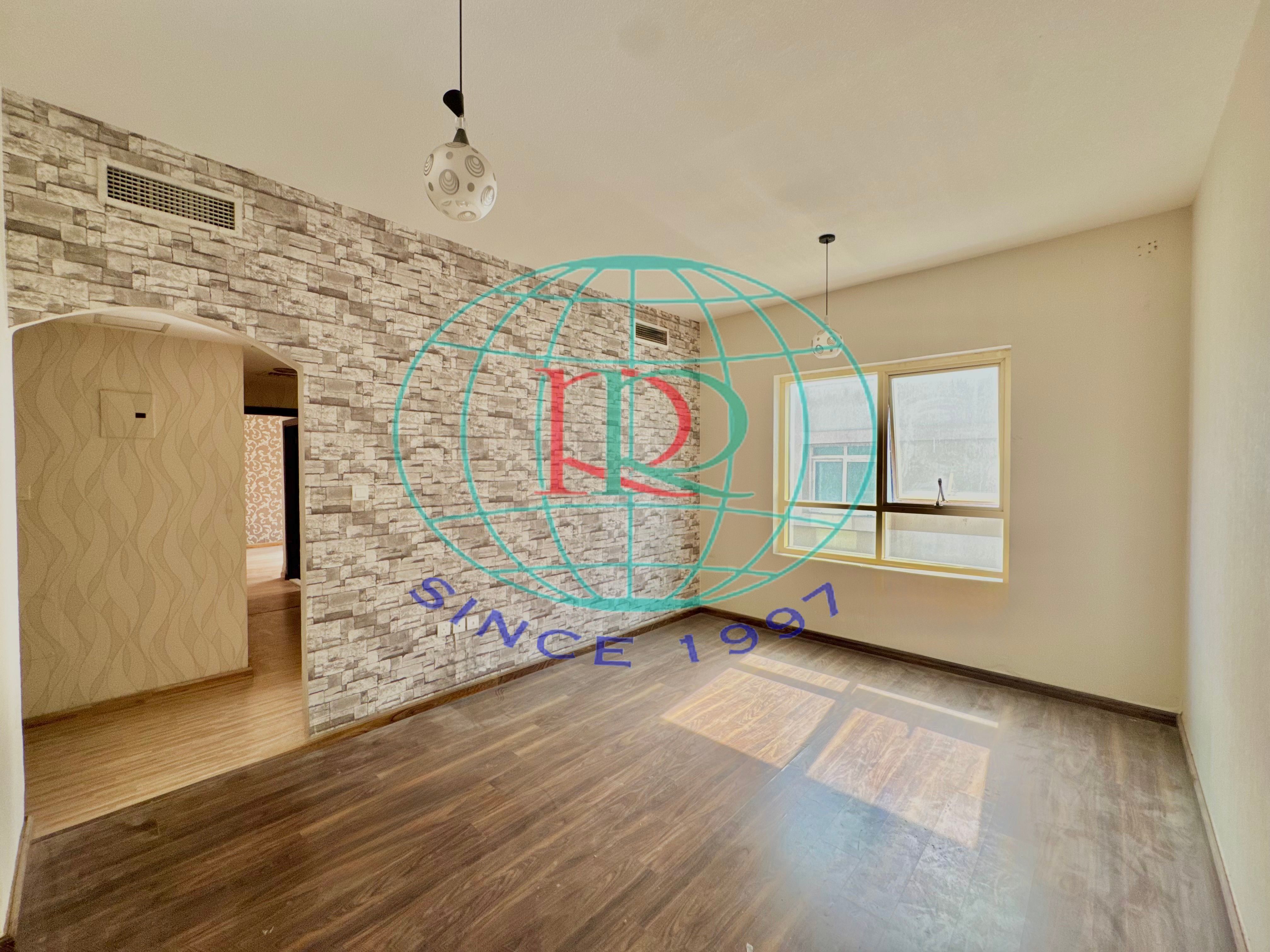 1 BR HALL FLAT WITH SPLIT DUCTED A/C AVAILABLE IN MUWEILAH AREA NEAR ADNOC PETROL PUMP
