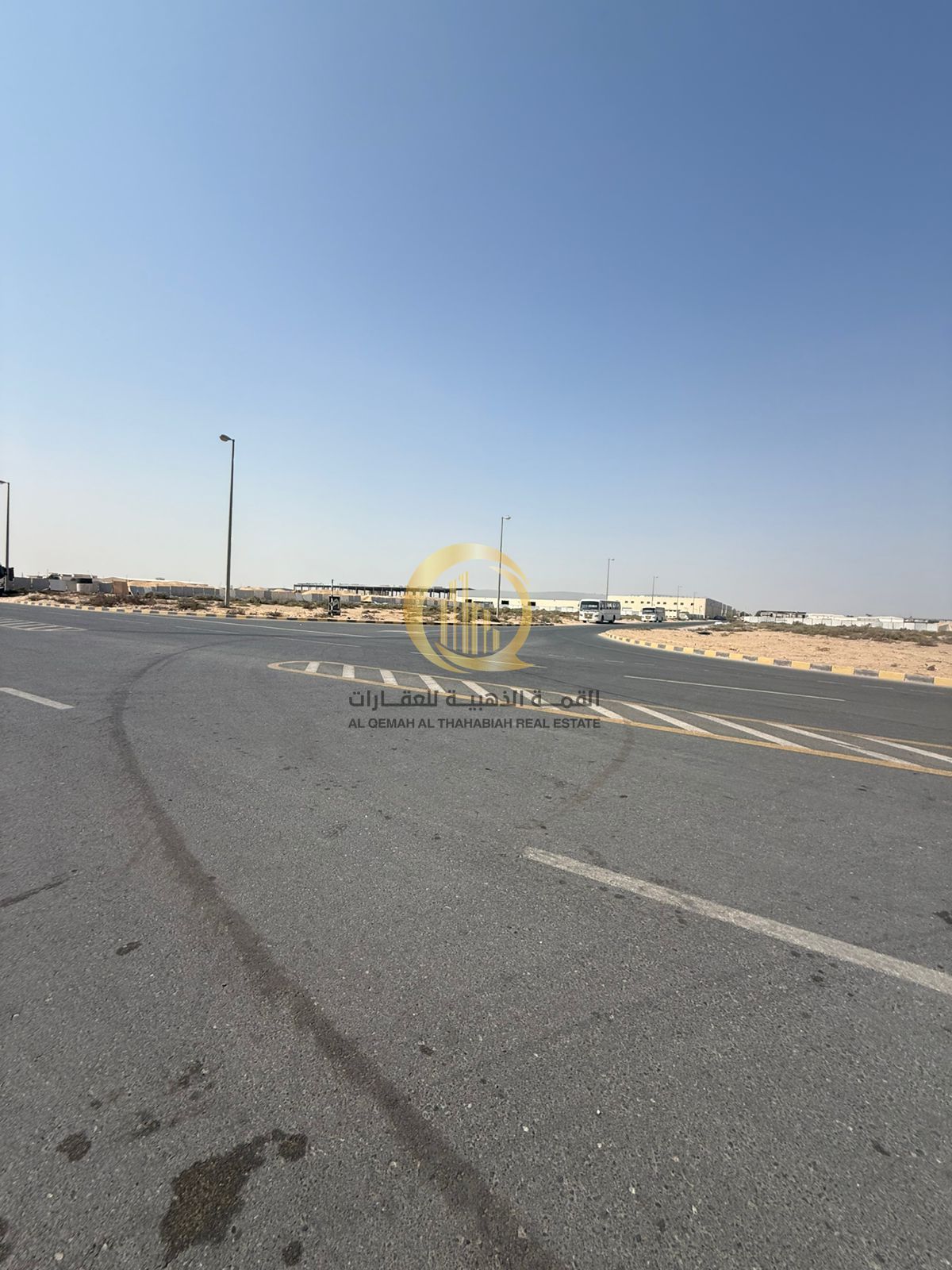 Plot for sale: industrial land in Al-Hano, Al-Sajaa Industrial area, installments over a year and a half. Freehold ownership for Arabs. Area: 23,435 s