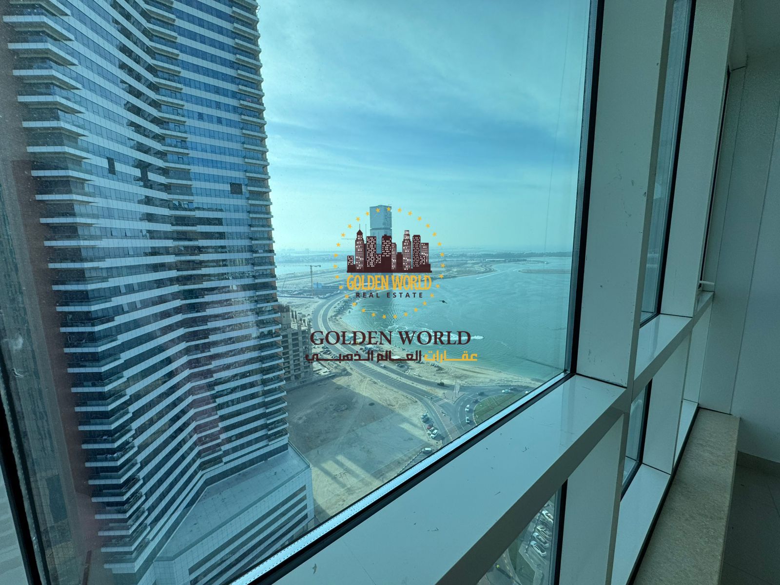 3-Bedroom Apartment with Living Room, 3 Bathrooms, Master Bedroom in Al Taawun, 2 Balconies, Kitchen with Balcony, Store Room, and Built-in Cabinets.