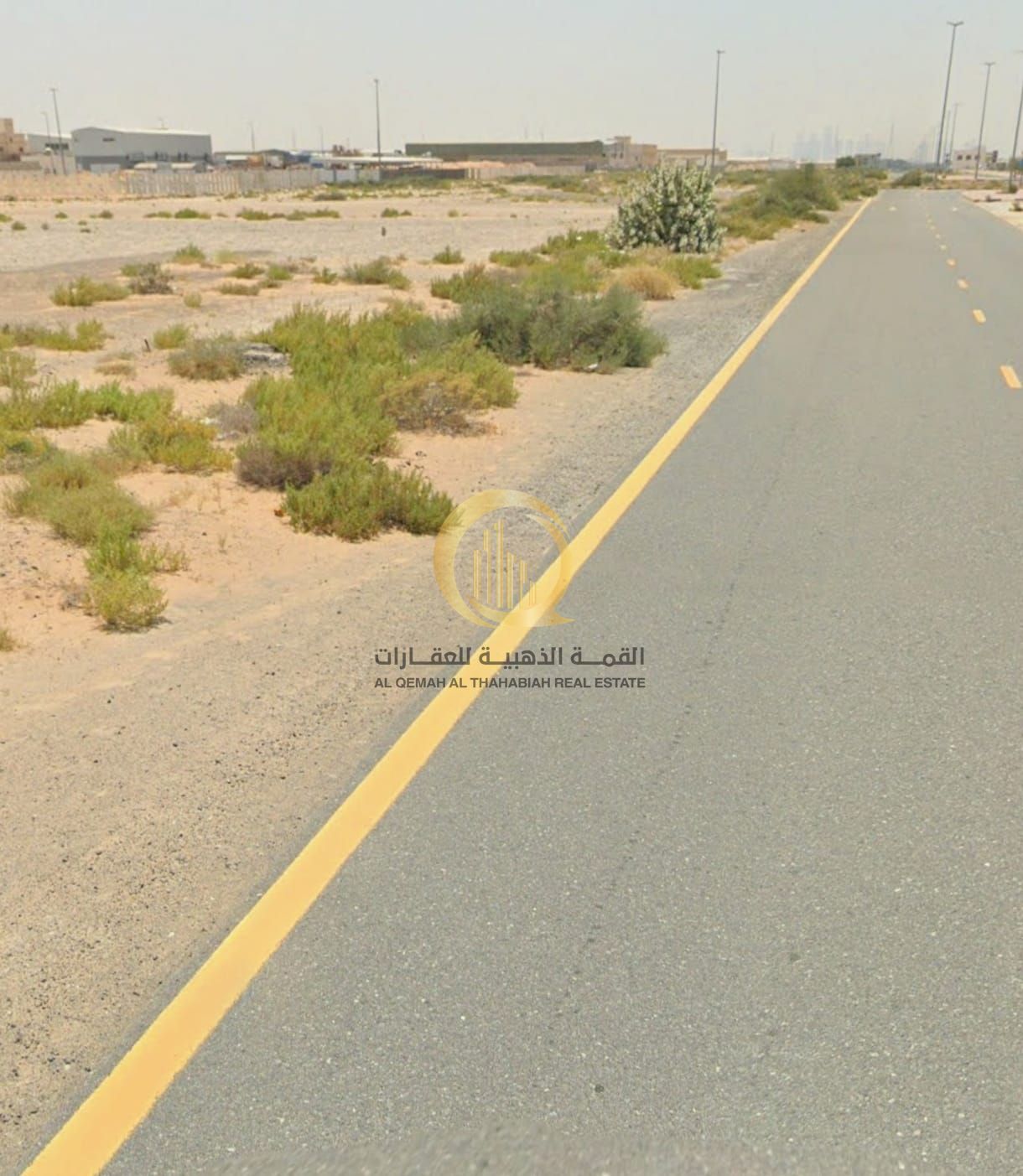 Freehold for all nationalities in the industrial area, land for sale on an installment plan, prime location, easy access from the Emirates Road.