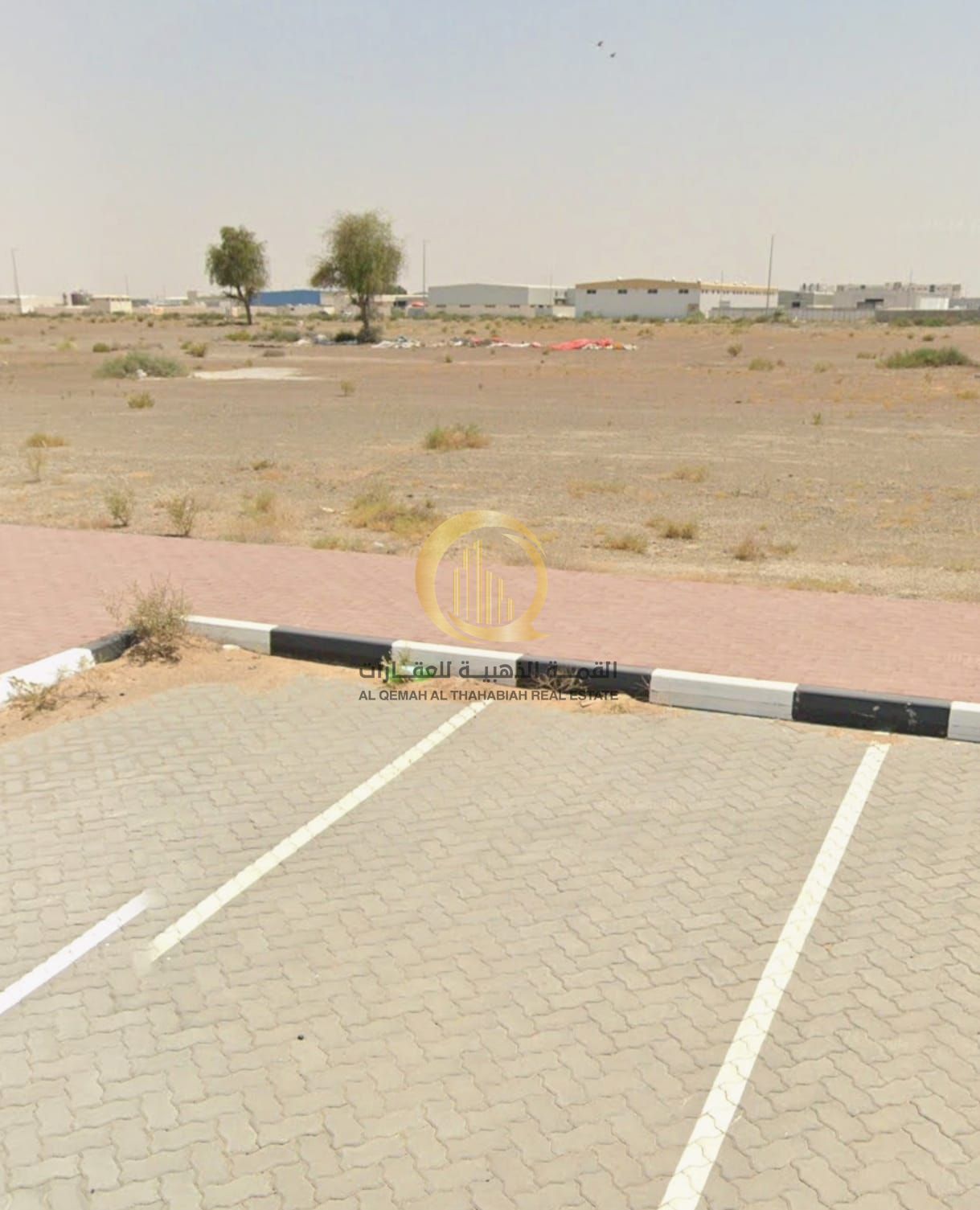 Land for sale in Al-Sajjaa Oasis. Freehold for Arabs, 99-year lease for foreigners. Installments over 11 years. Prime location with full services.