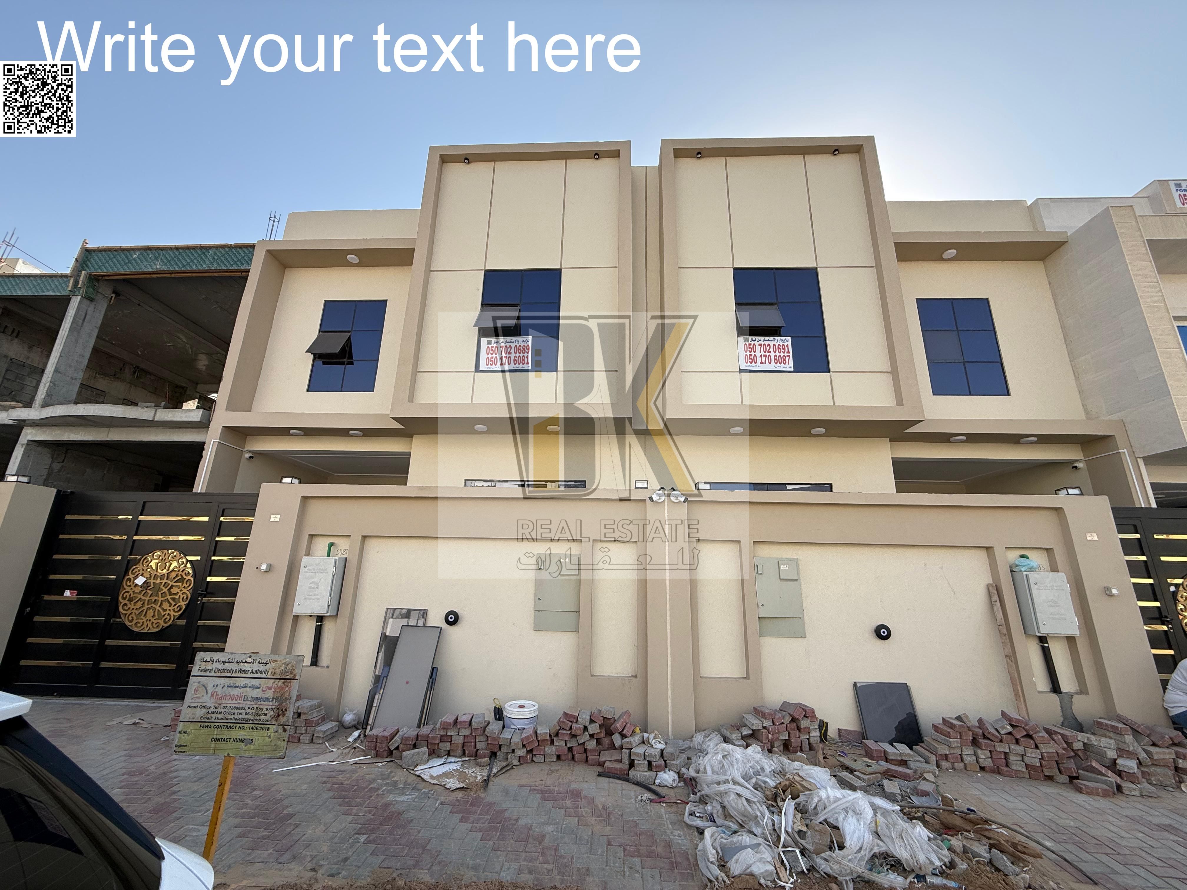Limited & Exclusive Rental Opportunity – Luxury Villa in Al Yasmin A high-end villa for rent in Al Yasmin, located in a prime area close to all