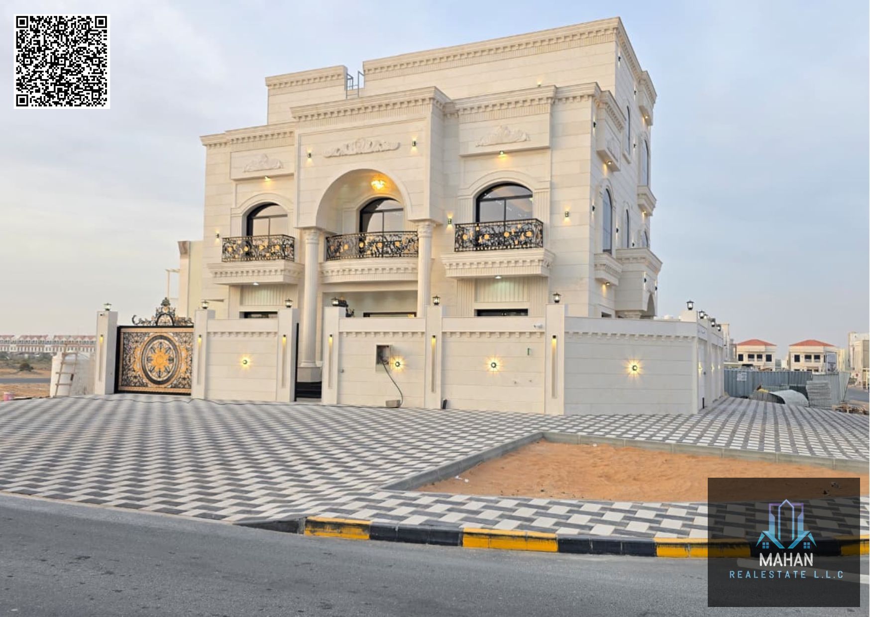 Luxury G+2 Corner Villa | 5BR | 5,400 Sqft Built-Up | Al Zahya Ajman | Freehold