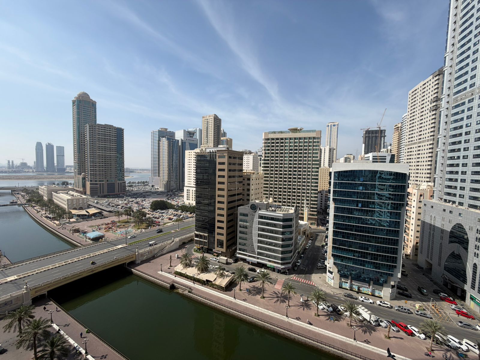 Sea view | Spacious with master bedroom | On Dubai exit | Clean family tower | Free maintenance | Central AC - gas | Close to all services