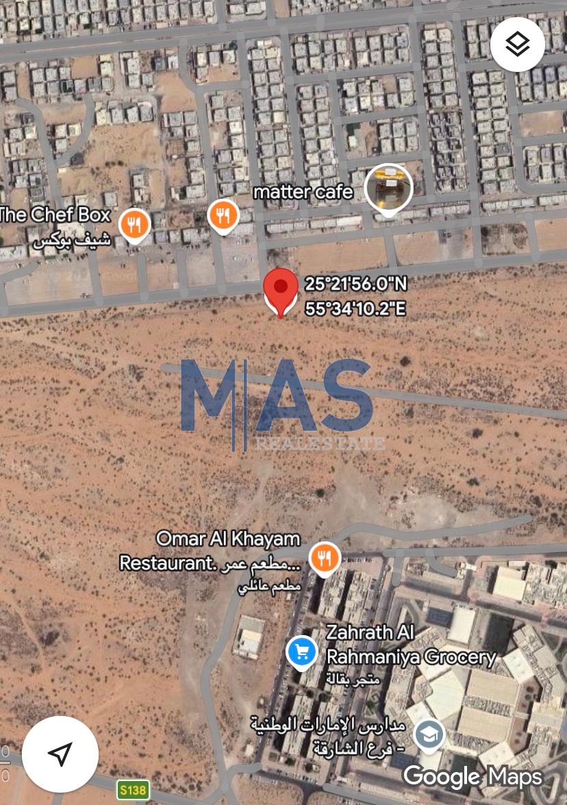 Commercial Land for Sale - Al-Dabdia North (Al-Rahmaniyah vs. Al-Yasmin) | Sharjah