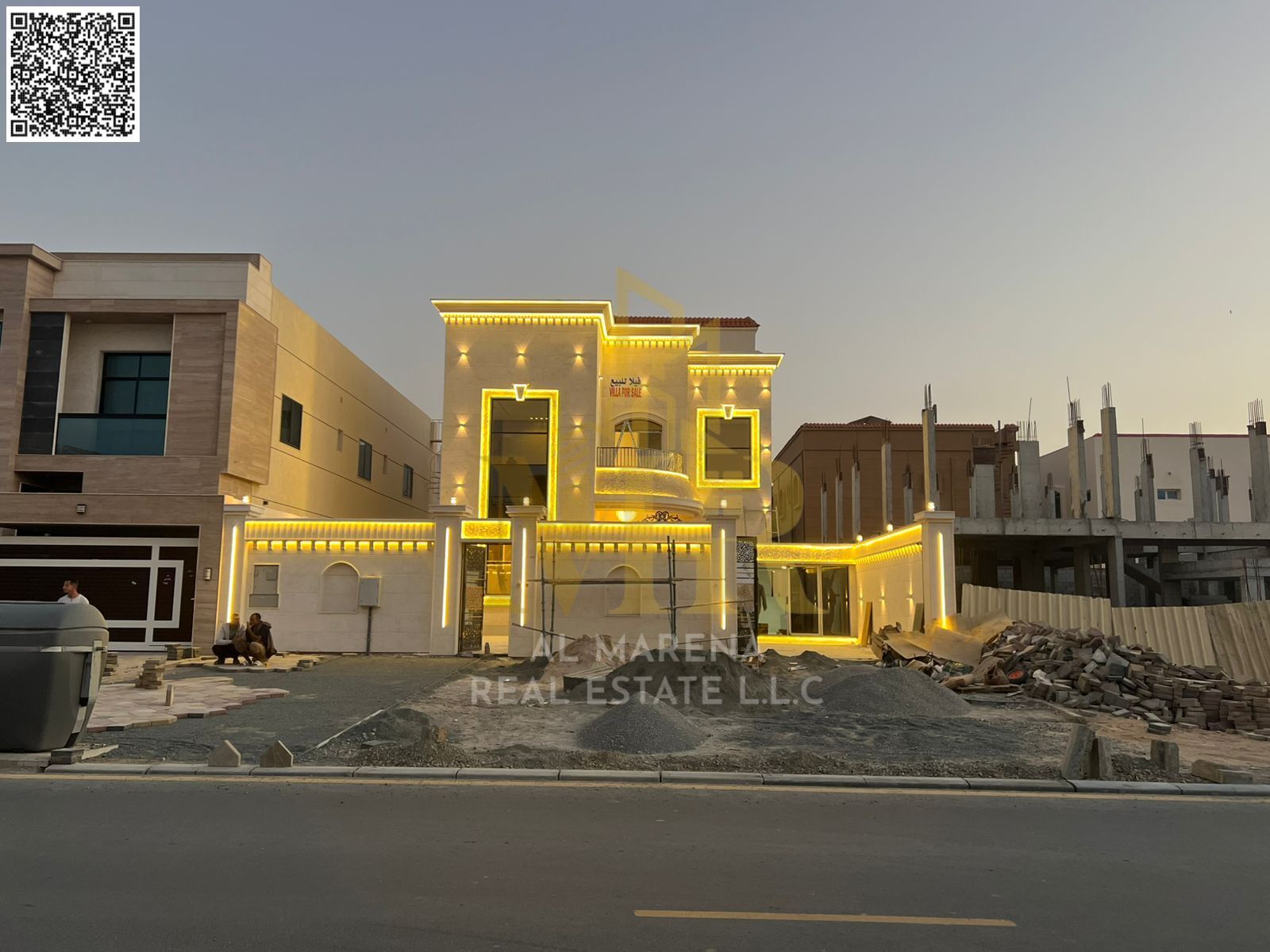 For Sale – Spacious Villa in Al Mowaihat 1 – Ajman | Residential Commercial | 5 Master Bedrooms | Central AC | Two Floors + Rooftop | Large Yard |