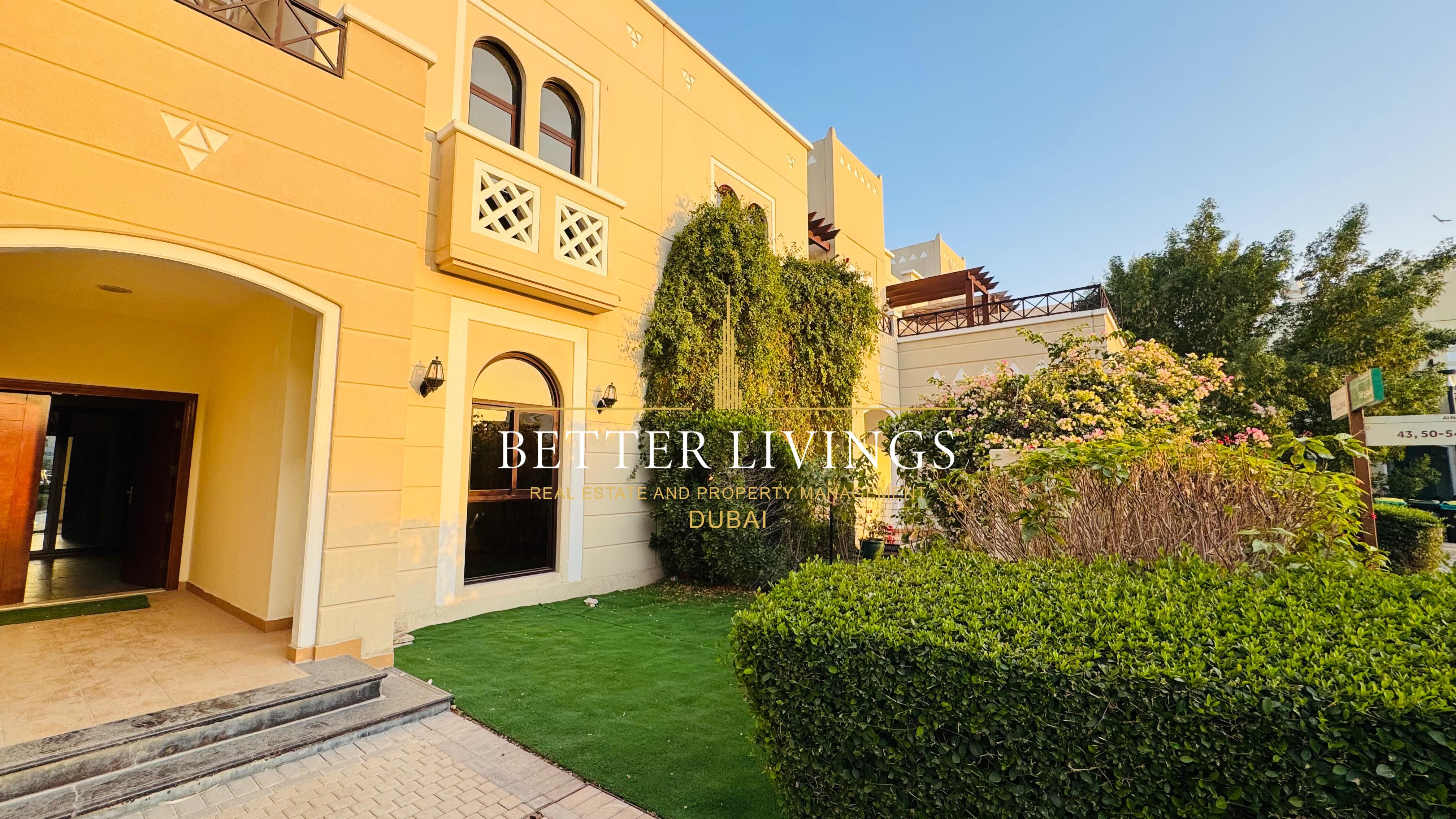 Spacious Villa I 4 Bedroom + Maids I Close to Park I Ready to Move