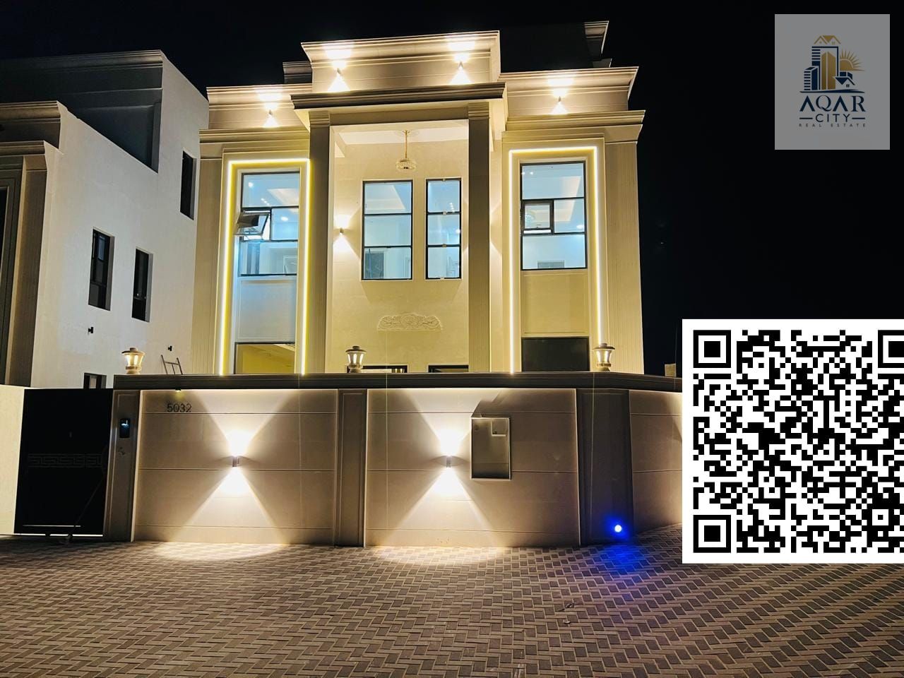 **Strategic location near all services Distinctive location, classic villa including registration and ownership fees, it has a roof and indoor monsters opposite Azhi and Mohammed bin Zayed and high-quality finishing, negotiable and a large area **