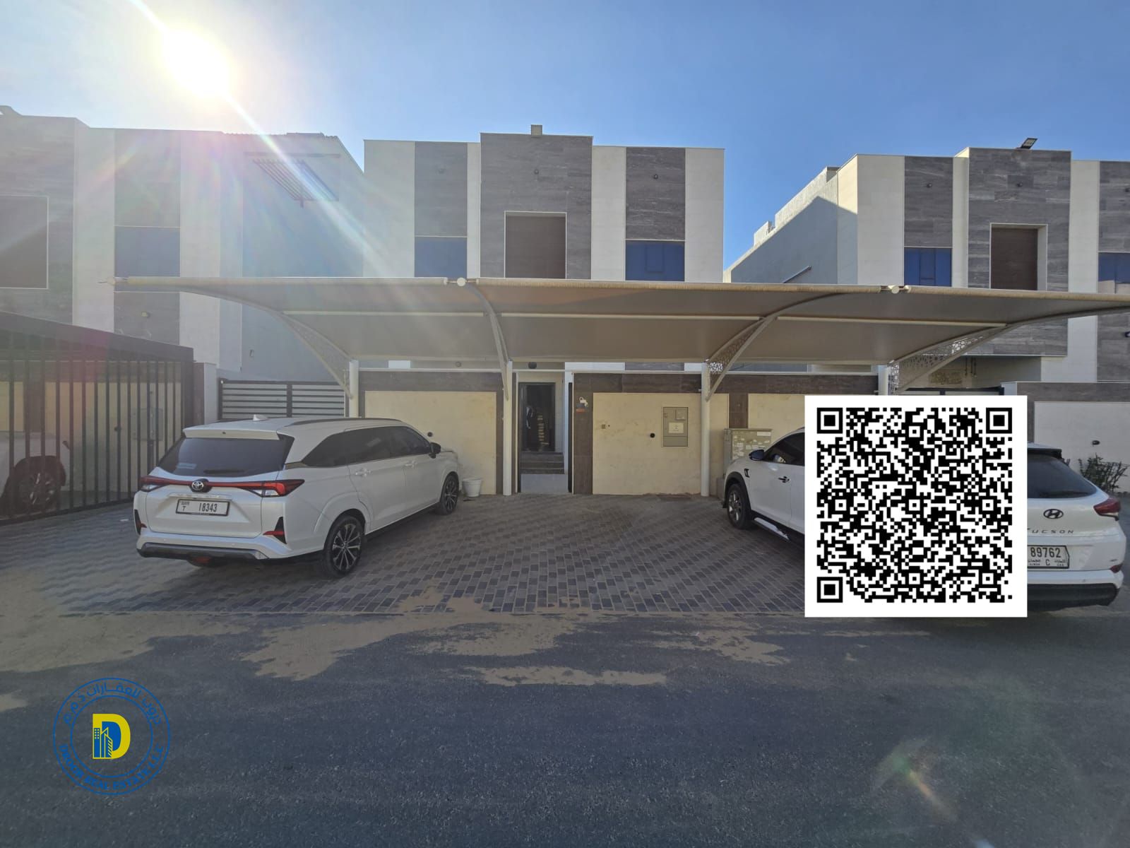 Luxury furnished villa for rent in a prime location in Al Yasmin, 6 rooms and a rooftop terrace, high-end finishing at an unbeatable price.