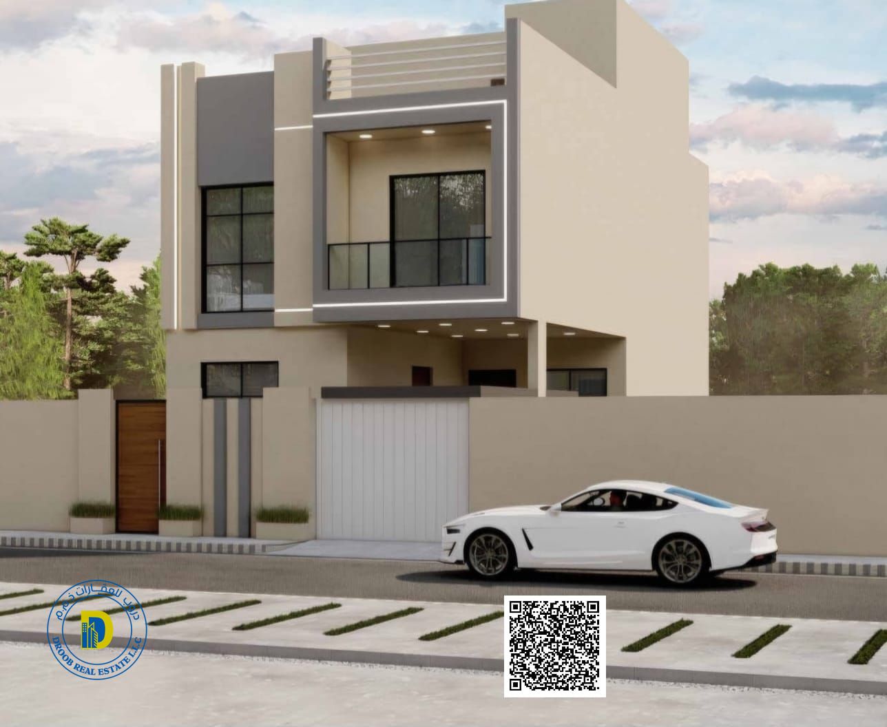 In Al-Haliou 2, own a villa for the same price as renting a 4-bedroom villa, including registration fees, with a small down payment.