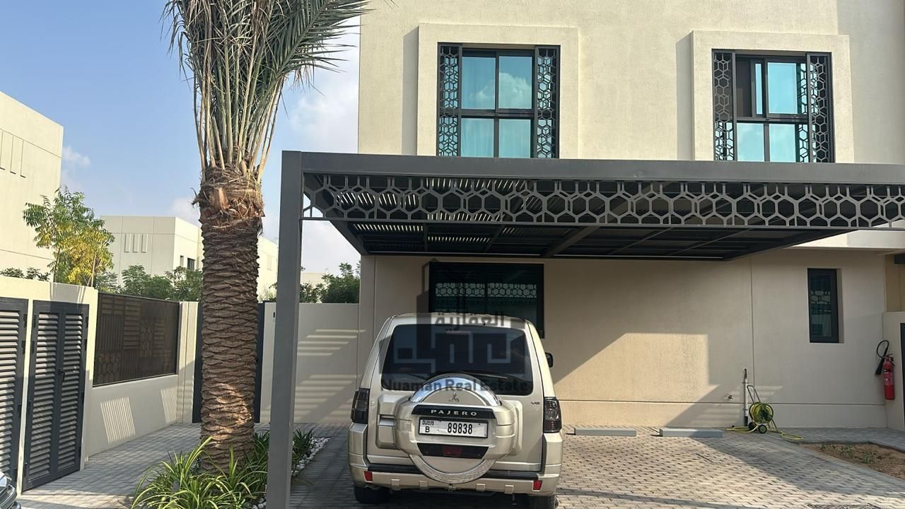 Modern Villa for Sale in Masar Project – Sharjah, Two Floors with Practical Spaces, Garden and Parking for Three Cars, Ideal for Families