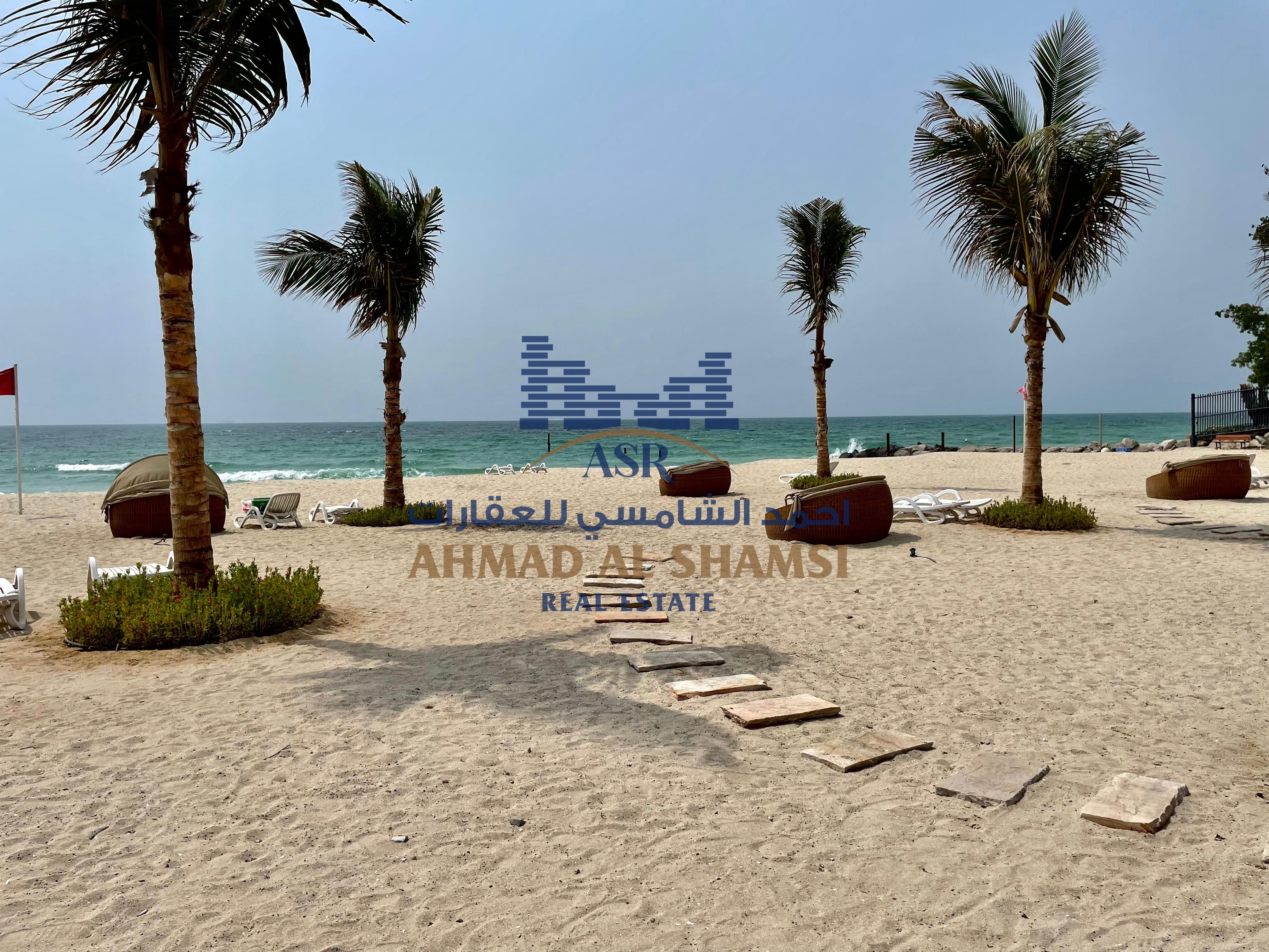Private Beach || Luxurious 3BR + Maids Room || Chiller Free || Big Terrace || Parking Free || BBQ Area || All Amenities Free
