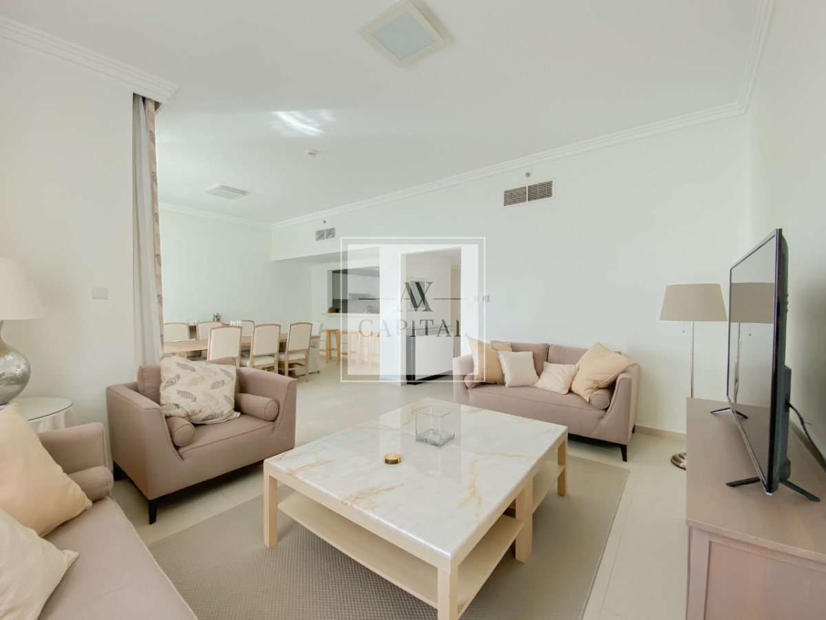 Beachfront Luxury | 2BR plus Maid | Full Sea View