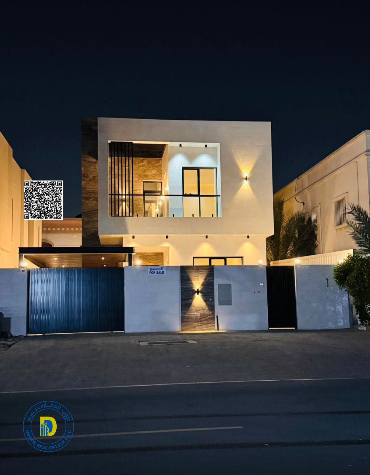 For those seeking luxury, a 5-bedroom villa in Al Mowaihat 2, super deluxe finishing, prime location, bank financing, freehold .