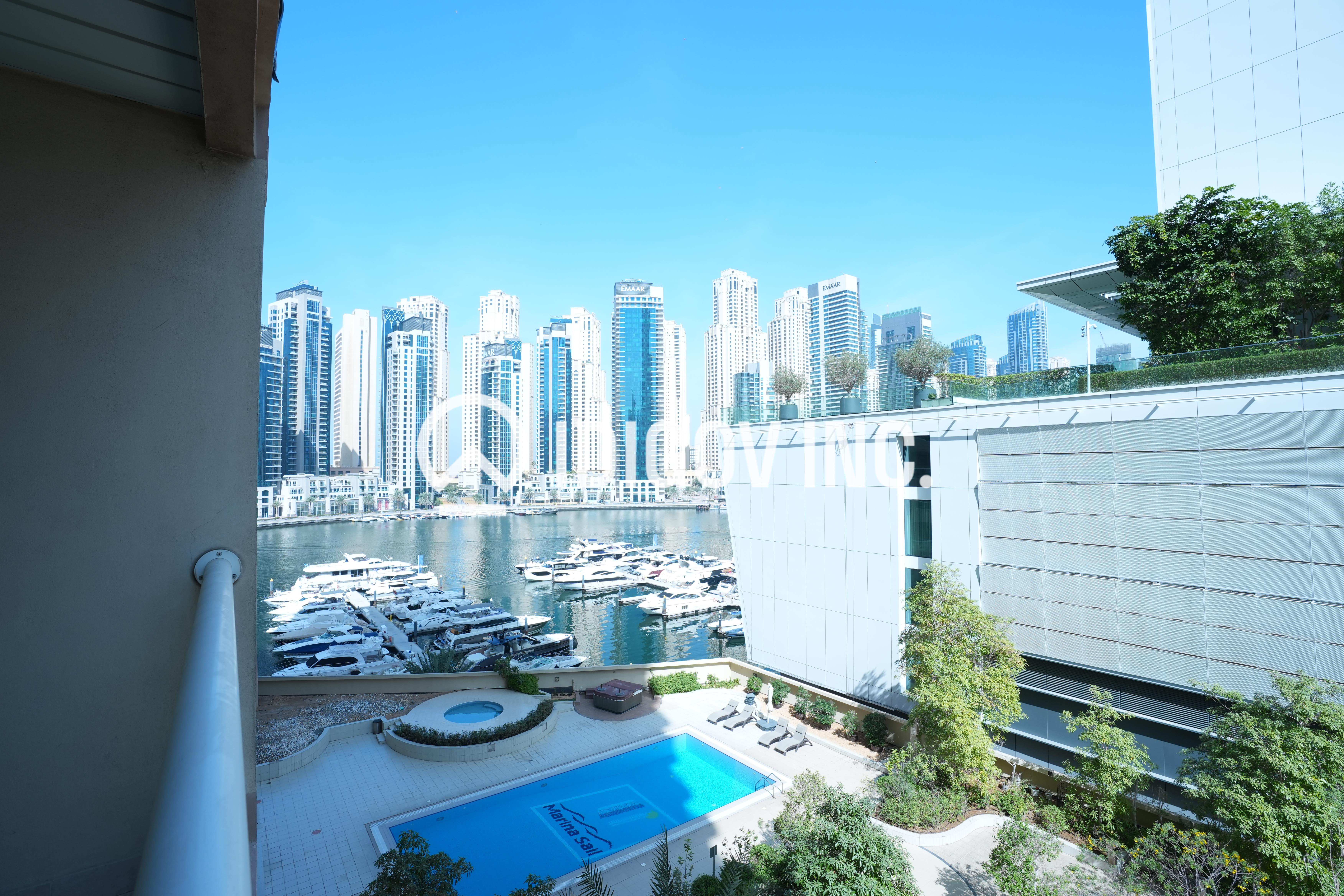 Fully Furnished | Close to Metro | Marina View