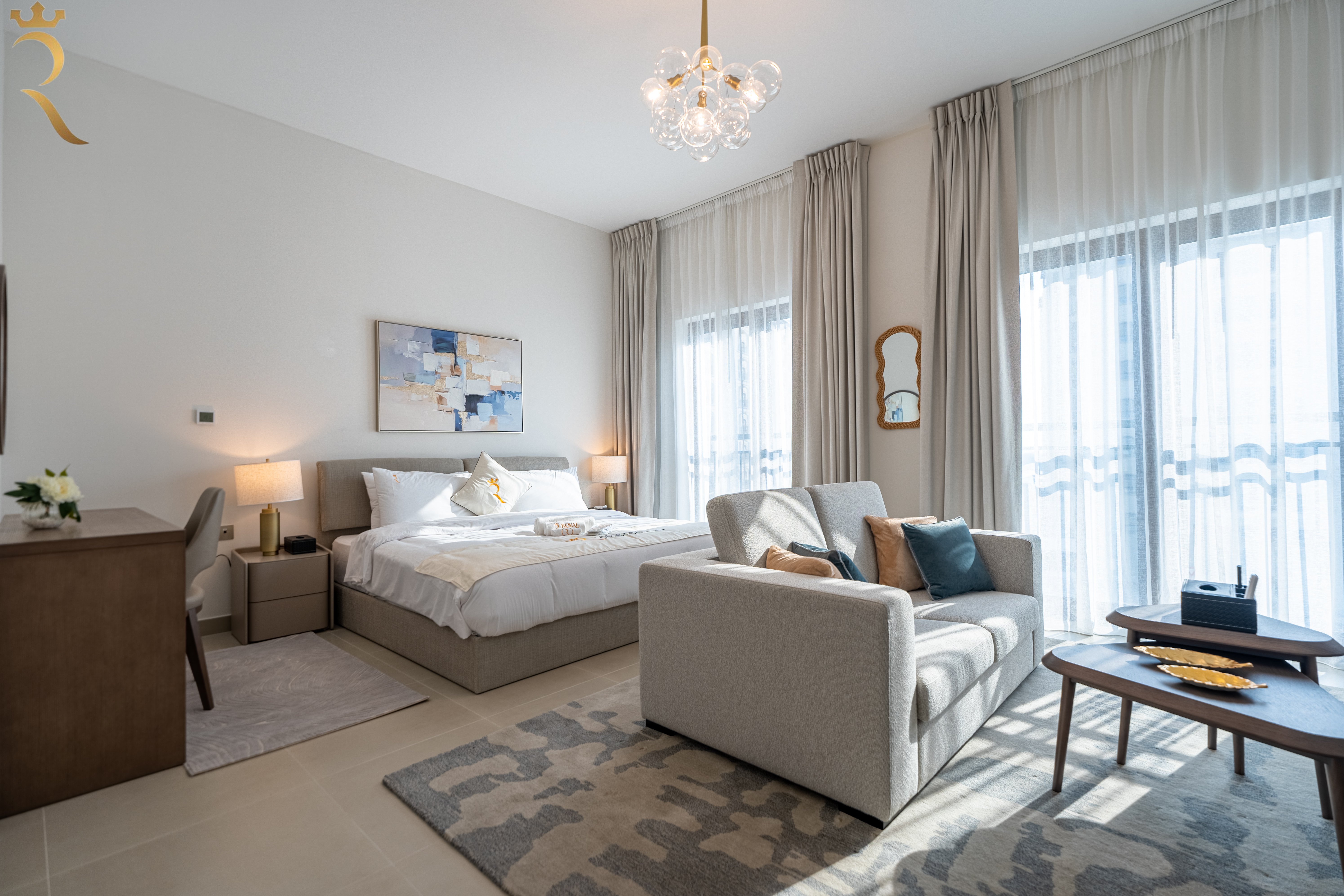 Yas Island Serenity | Modern Studio Escape