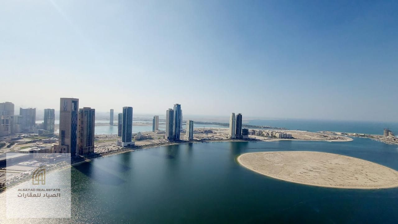 For sale: 2-bedroom apartment with living room in Al Taawun, Model 4, Block A, area 2,200 sq. ft. , with parking. Rented for 65,000 last year to the te