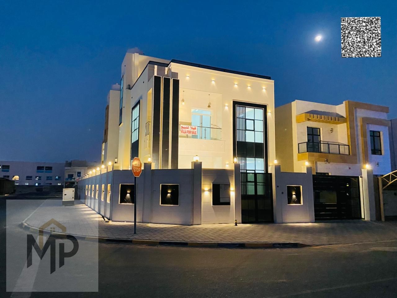 An upscale independent villa with a modern design for rent and spacious areas, located in one of the best and quietest areas to give you and your fami