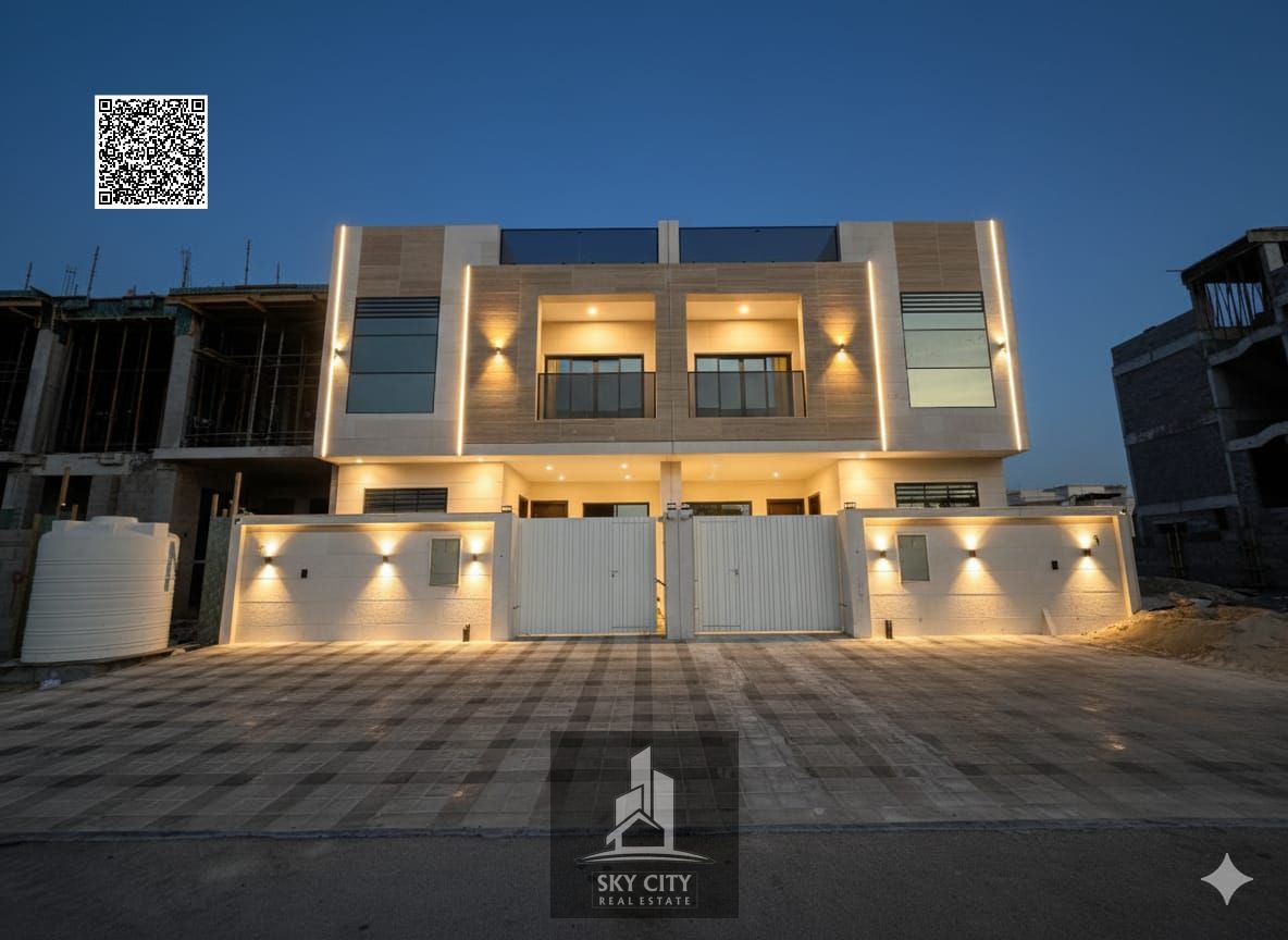 for sale - two floors and a roof - at a negotiable price - with a large yard and courtyard - near Sheikh Mohammed Bin Zayed Road - freehold