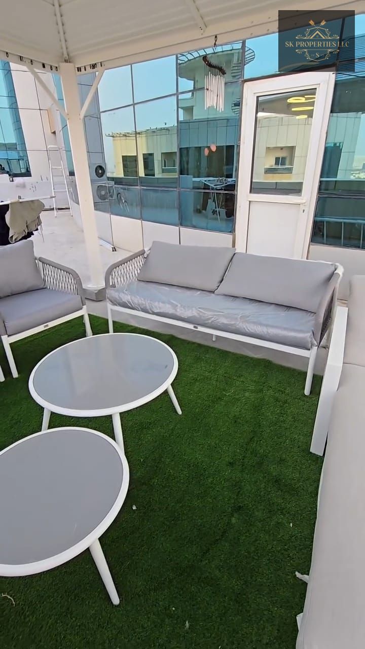 Ultra-Spacious Fully Furnished 2 BHK with Private Terrace for Sale | 3,400 Sqft | Luxury Living | Orient Tower – Ajman