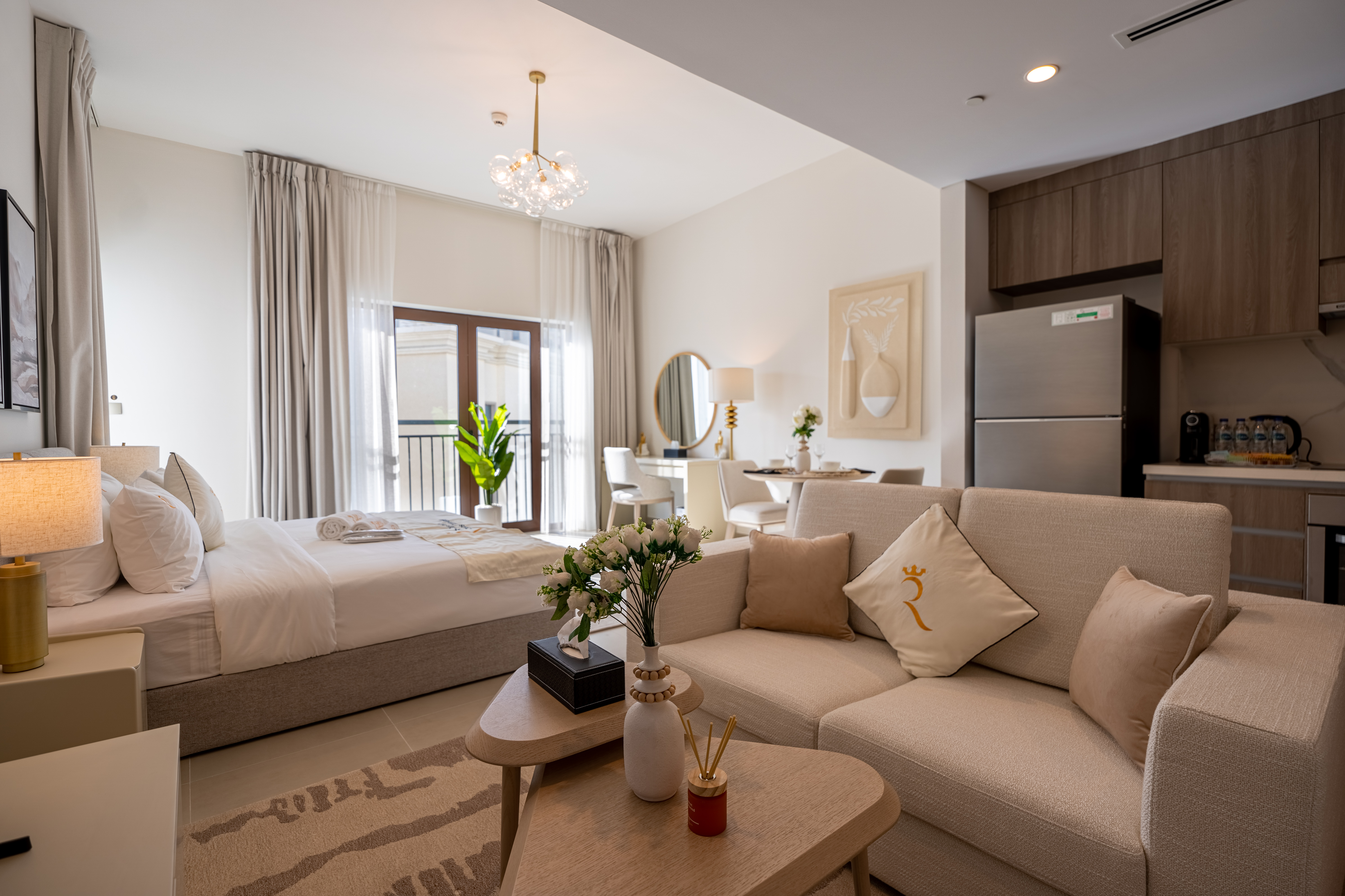 Elegant Studio Retreat | Yas Golf Serenity
