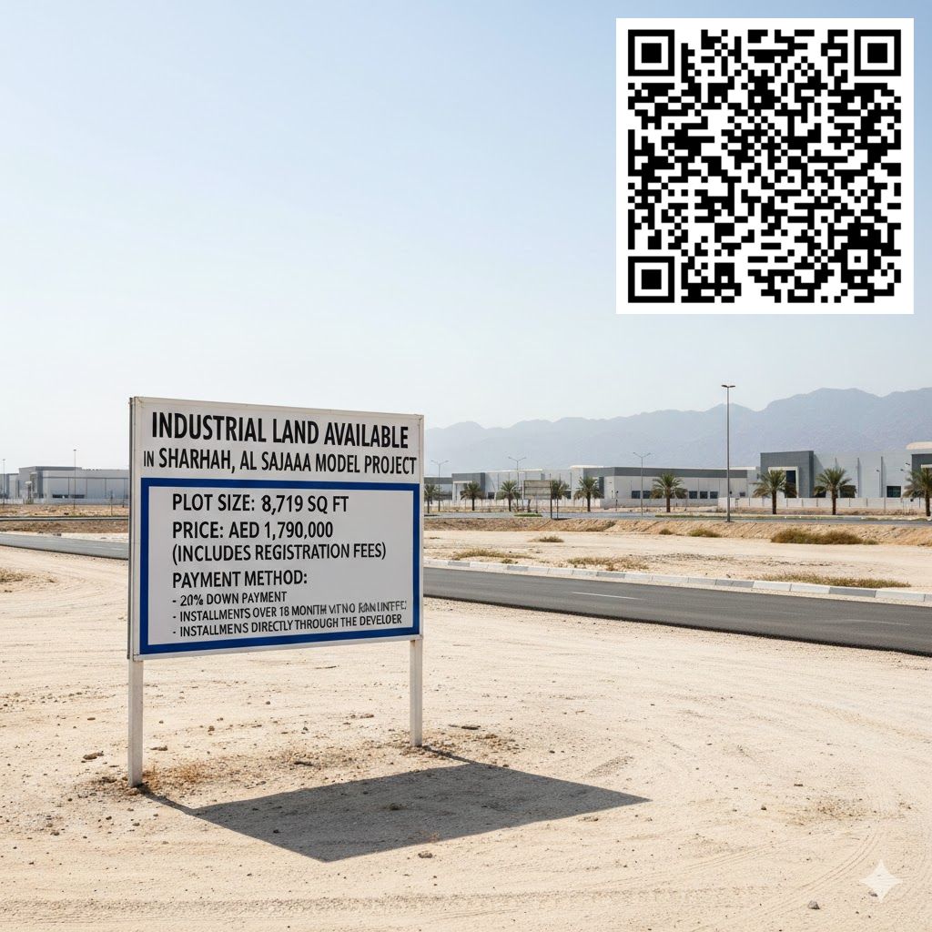 Industrial Plots for Sale – Al Sajaa Model Project, Sharjah Available industrial plots in the Al Sajaa Model Industrial Project – Sharjah, located