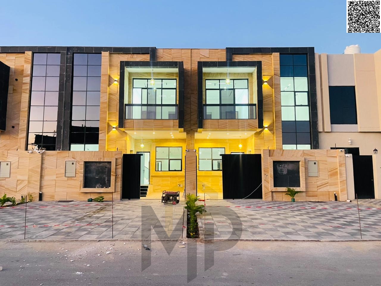 Direct from the owner, including all ownership fees: a villa in one of Ajman's most luxurious villas, custom-built and finished to a super deluxe stan