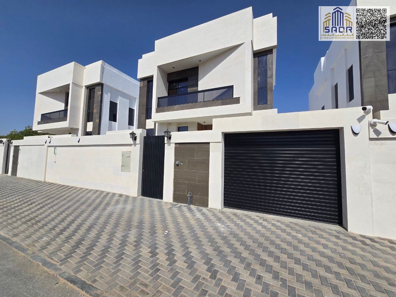 Includes fees for a 5-bedroom villa with central air conditioning.