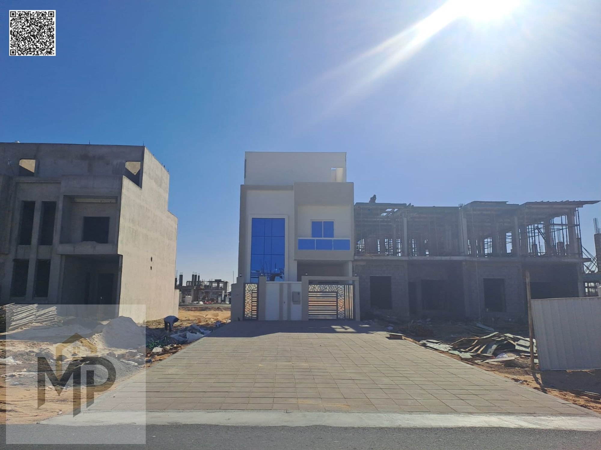 Townhouse For Sale At Ajman| Al Helio2 Area| 4 Master Rooms, Majlis, Hall, maid room, roof| Freehold | Price Including Registration fees.