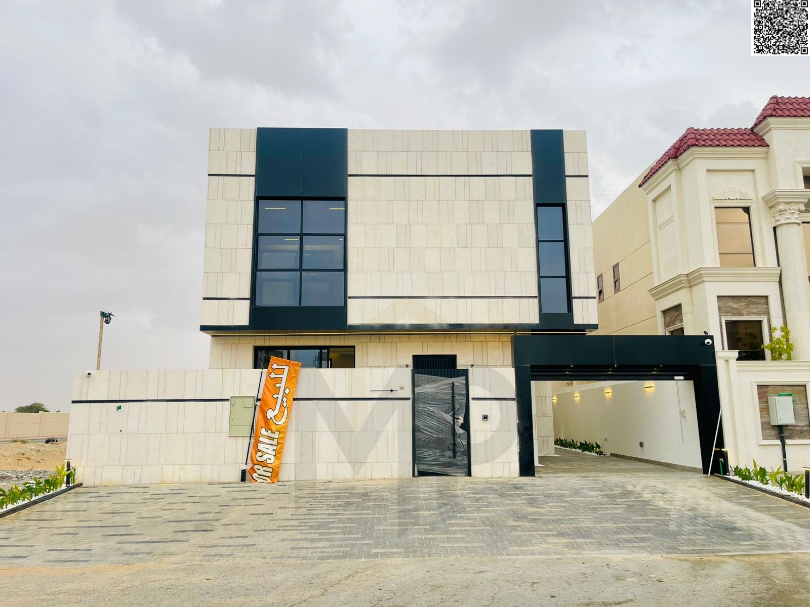 European-style villa with a modern design in Al Bahia, priced inclusive of registration and ownership fees, with bank financing or cash.