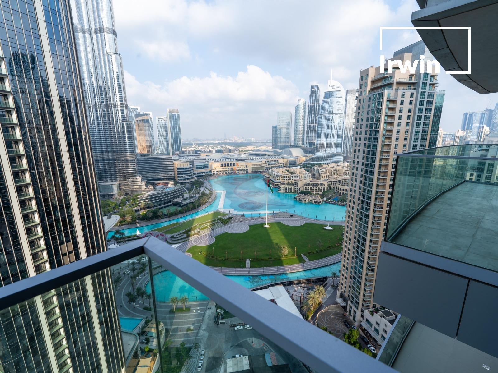 Vacant | Burj Khalifa & Fountain View | High floor
