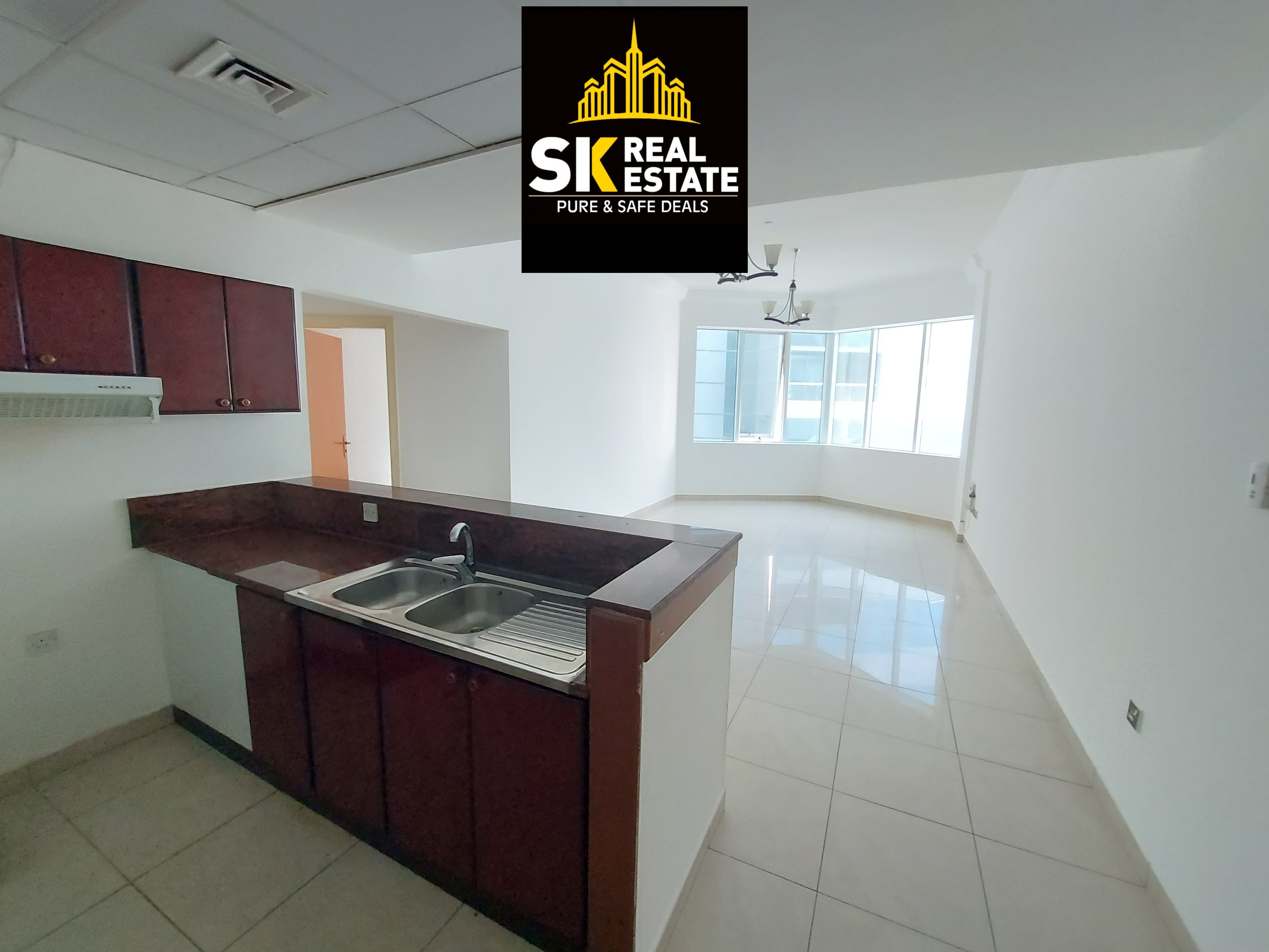 AMERICAN KITCHEN _ LAVISH 1 BHK IN 40k IN 4 CHQS _ WITH GYM SWIMMING POOL FREE
