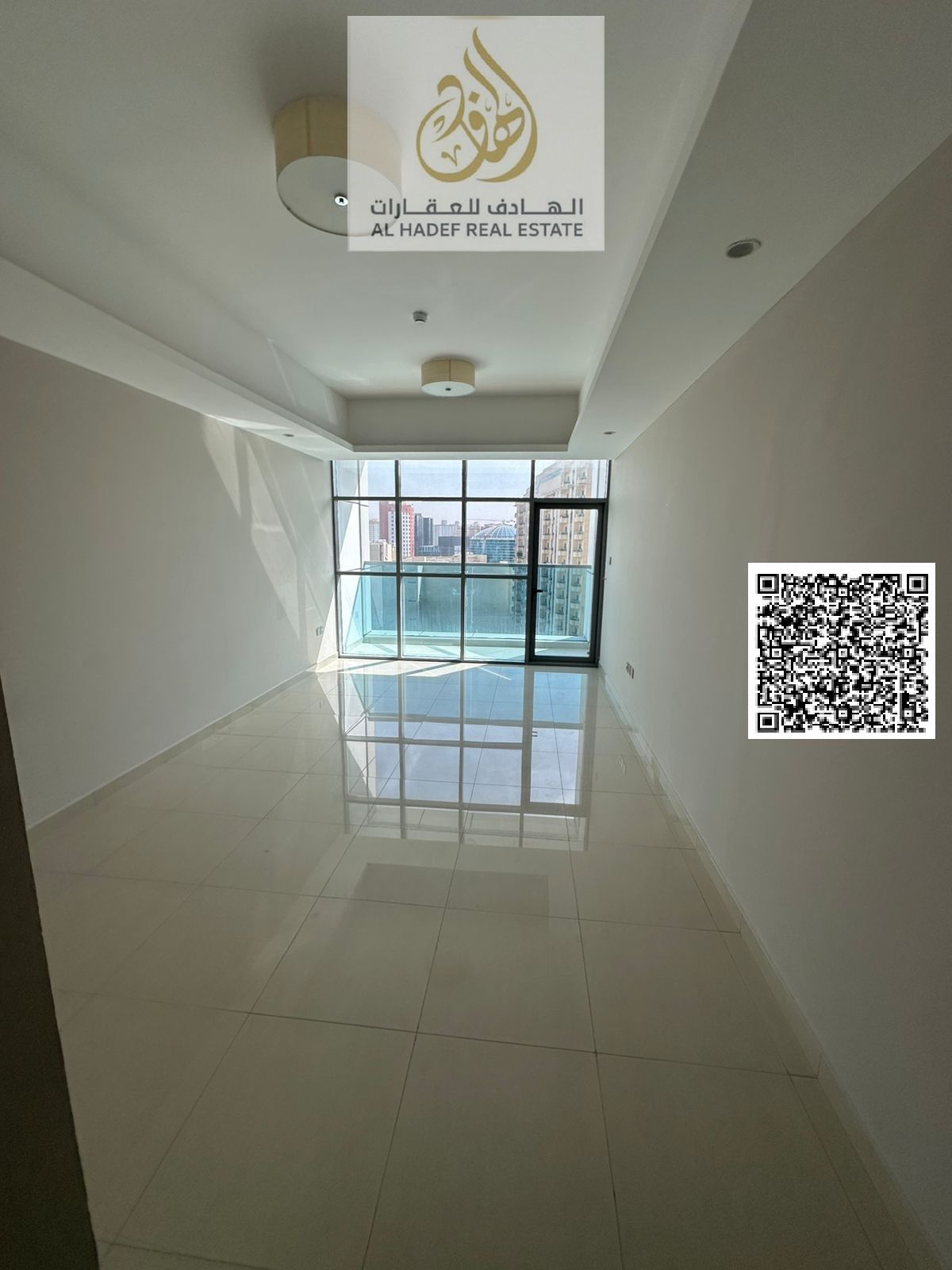 One-bedroom apartment for rent in Gulf Towers, Rashidiya 1, on Sheikh Khalifa Street, with parking, gym, and swimming pool. Open view, 2 master bathro