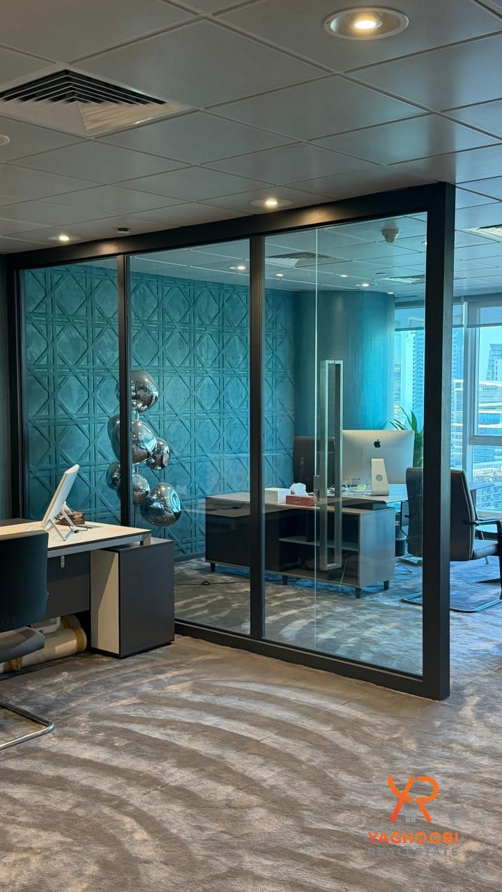 Luxury Fully Furnished Office for Rent – Churchill Tower, Business Bay
