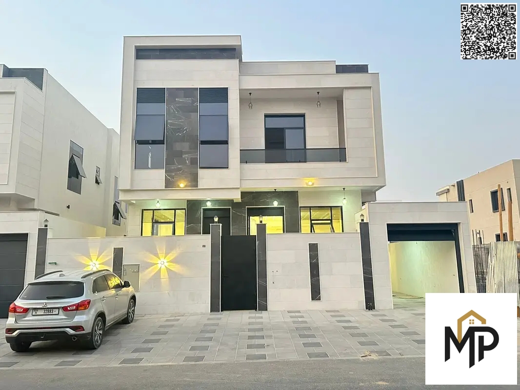 Villa for sale in one of Ajman's best areas - Al Bahia - with a luxurious modern design - your opportunity to live or invest with the lowest monthly p