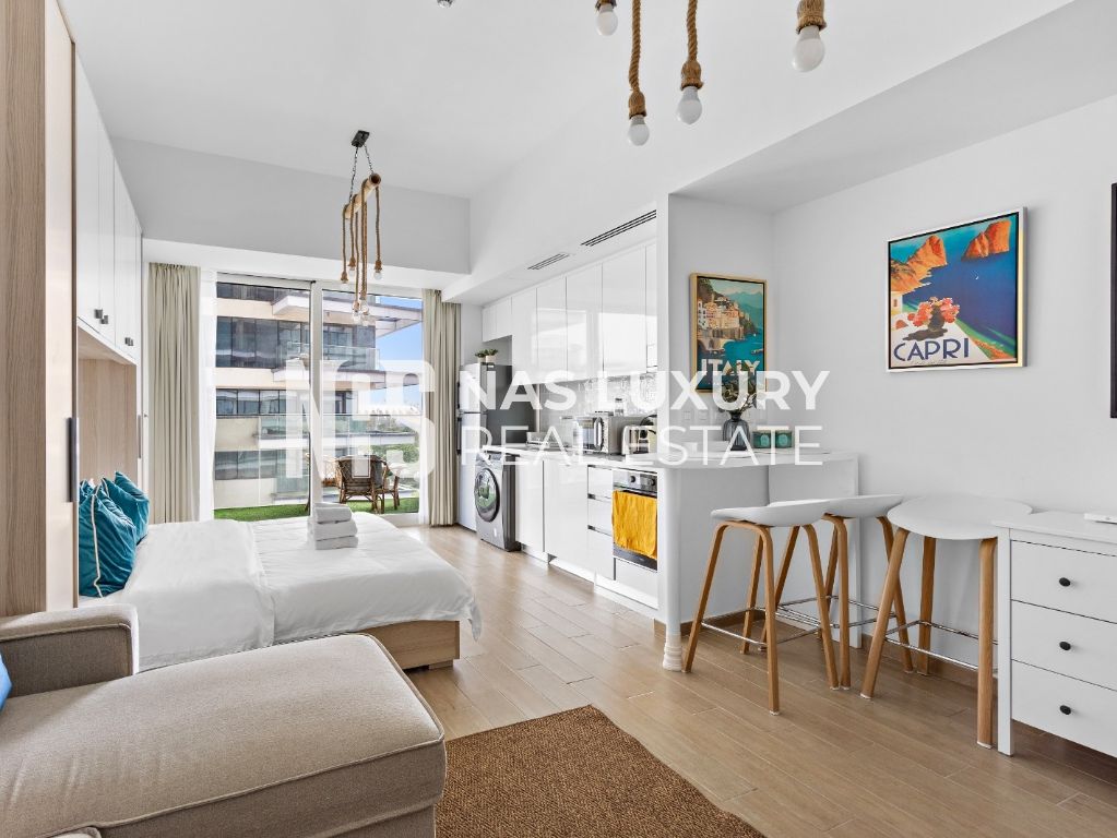 Furnished Studio | Partial Sea View | Ready to move in